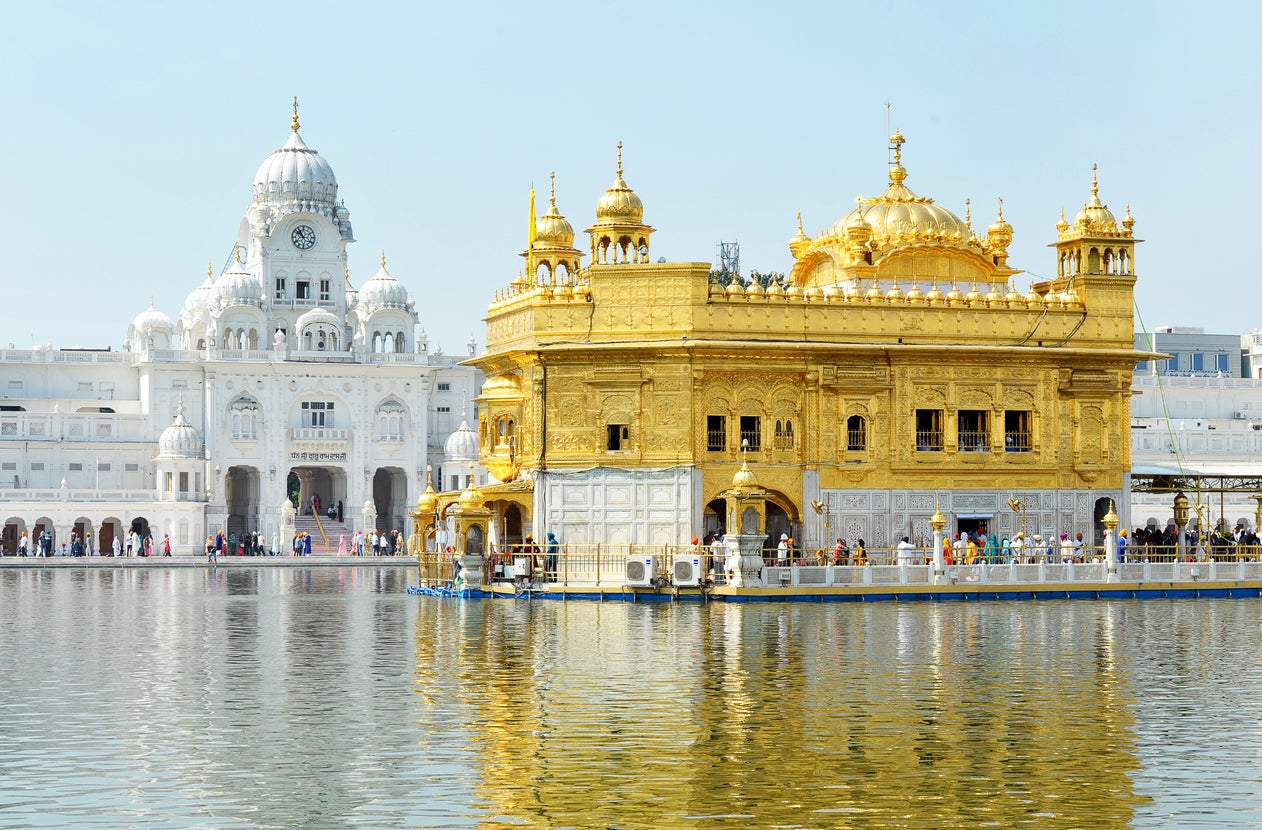 Guiding light: The Golden Temple in Amritsar, by moonlight – an ideal start to a long-haul trip