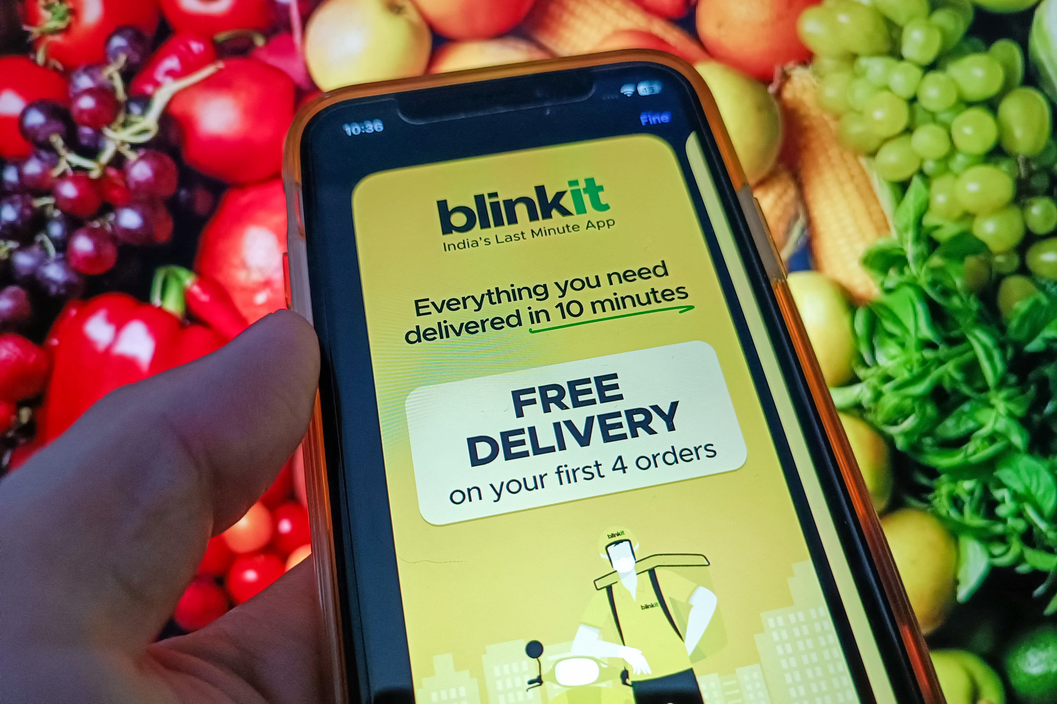 Blinkit offers a '10-minute' delivery service