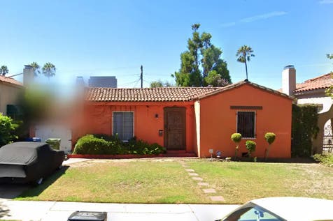 <p>Mickey Rourke's Beverly Grove rental</p>