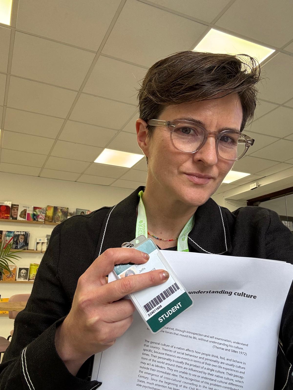 Lotte Jeffs has returned to university after a high-flying media career