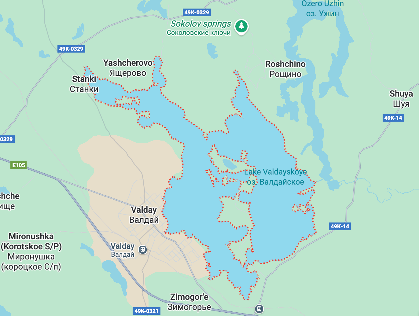 The residence is located 650km from the Ukrainian border