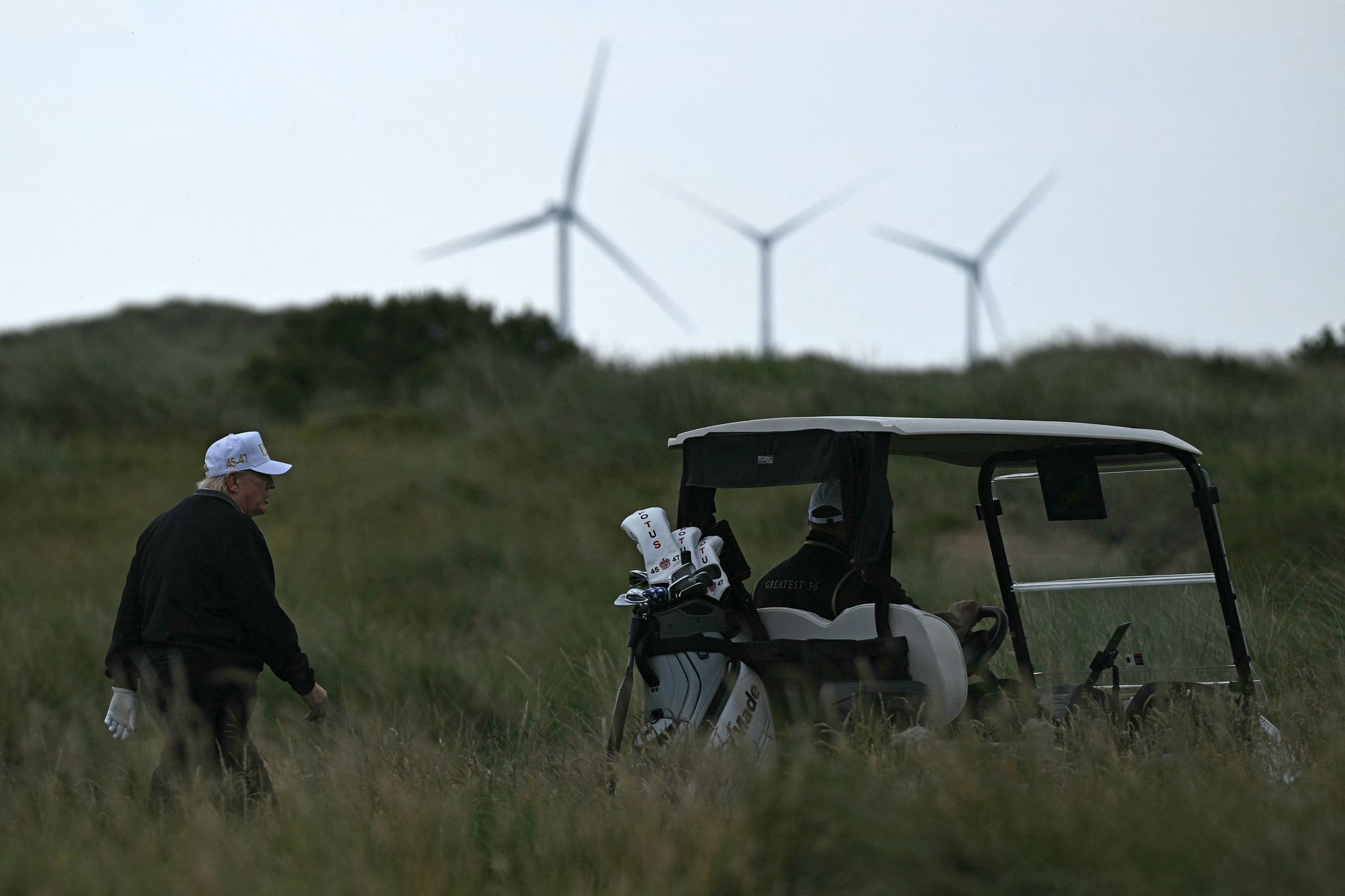 Trump’s hatred of wind turbines goes as far back as 2012, when he opposed the construction of several turbines near his golf course in Scotland