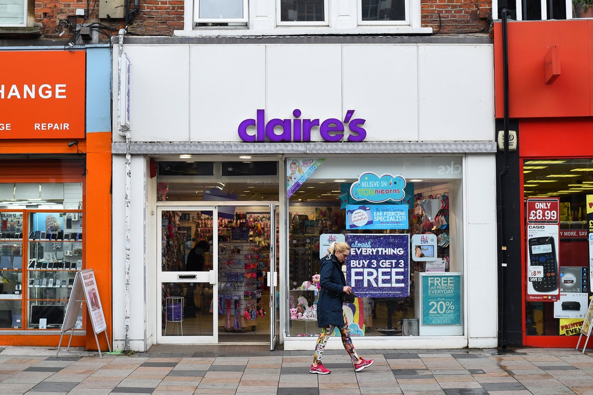 Claire’s and The Original Factory Shop collapse into administration with 2,500 jobs at risk