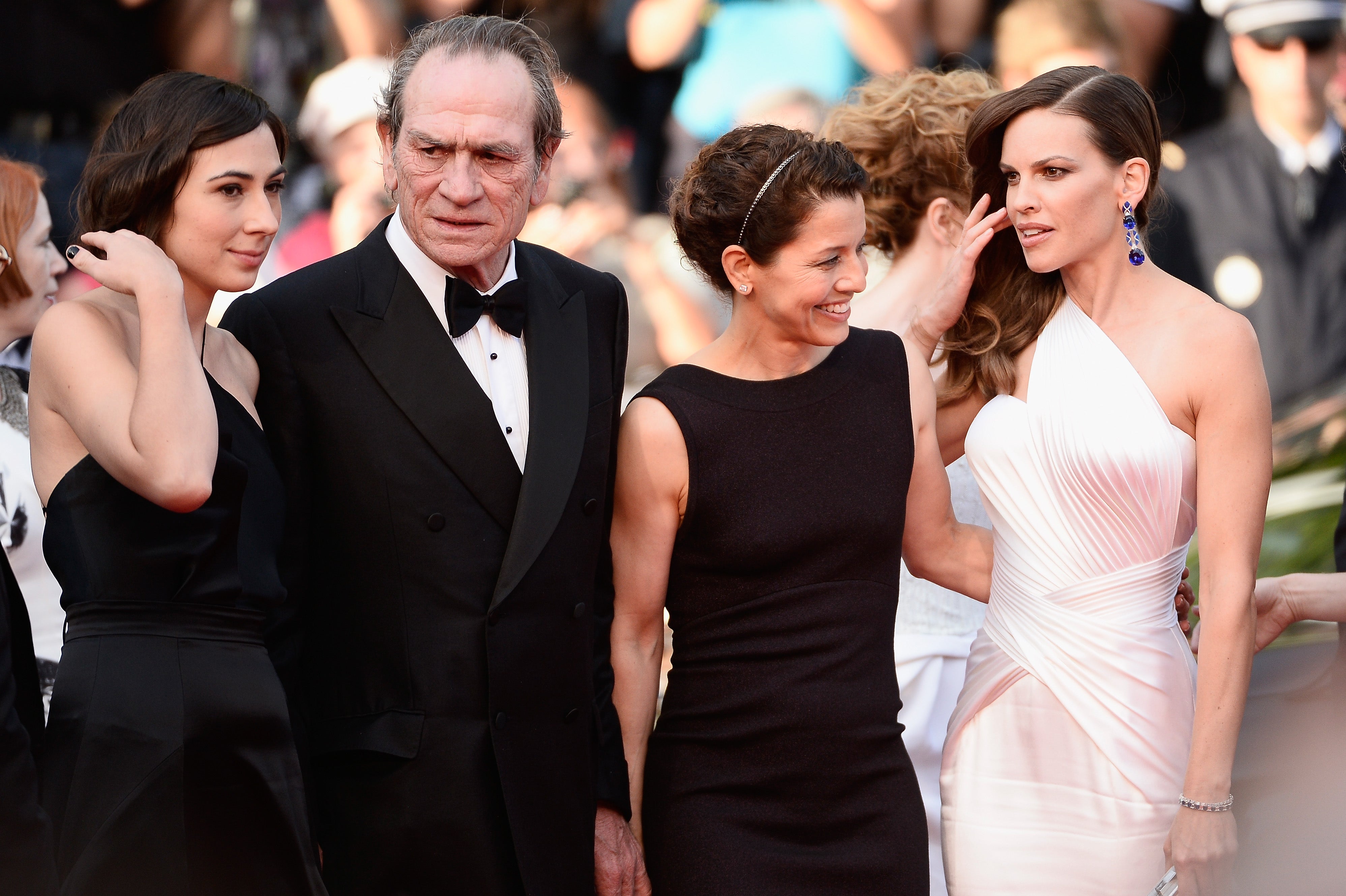 Victoria (left, pictured in 2014) often appeared alongside her father on the red carpet