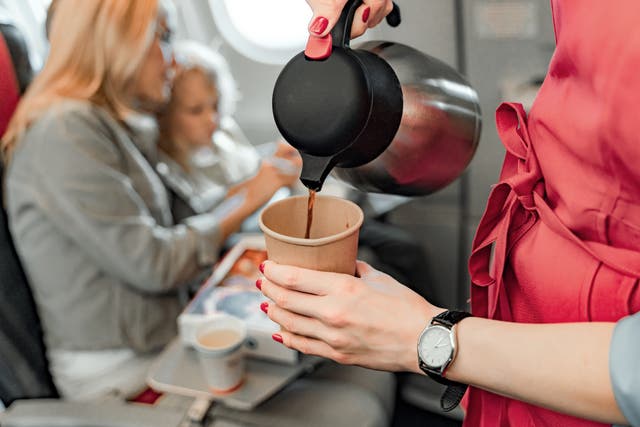 <p>Water for onboard coffee comes from tanks that may be infected with bacteria, despite airlines required to flush and disinfect them four times a year </p>