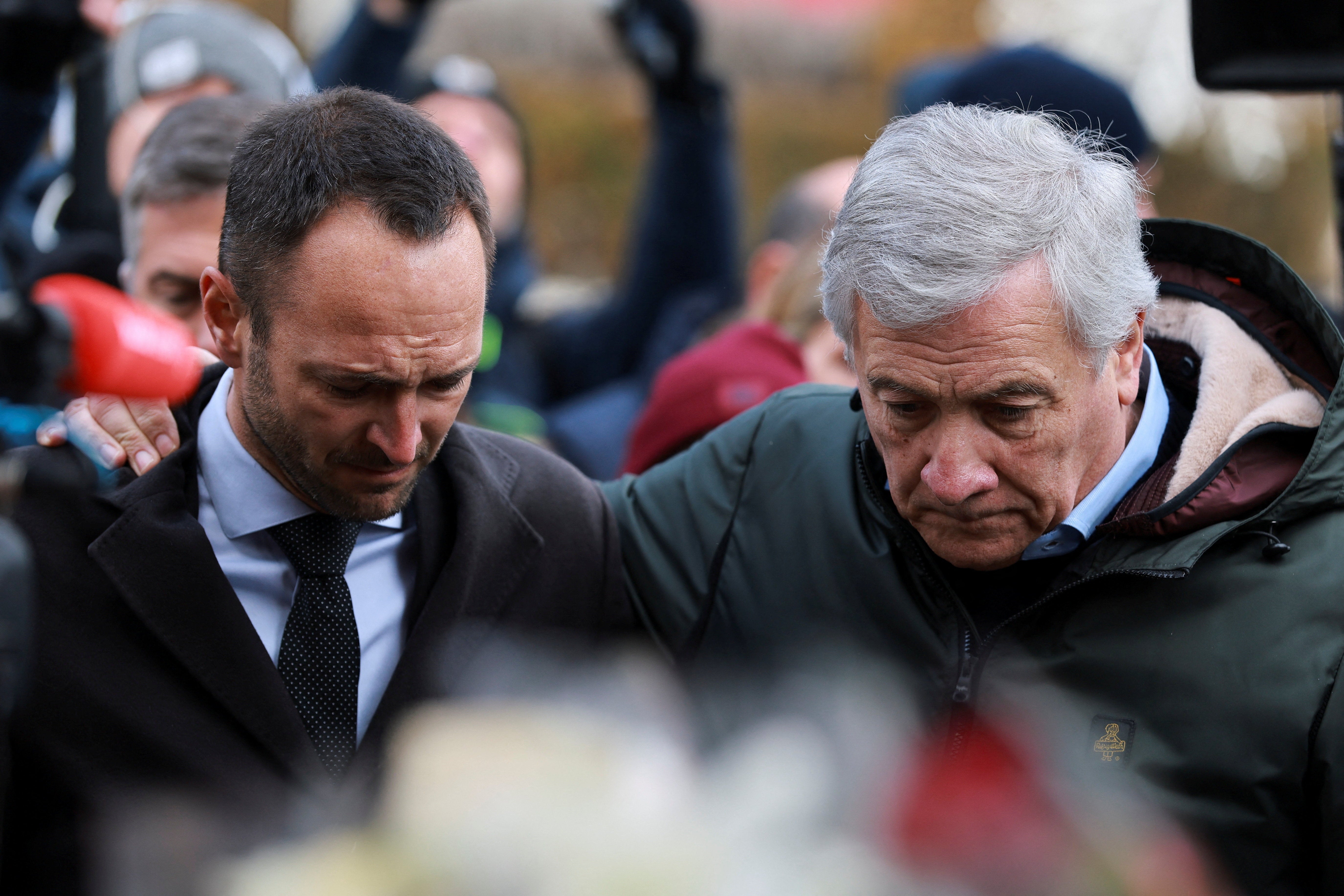 Italy’s foreign minister Antonio Tajani (right) called it an “immense tragedy”
