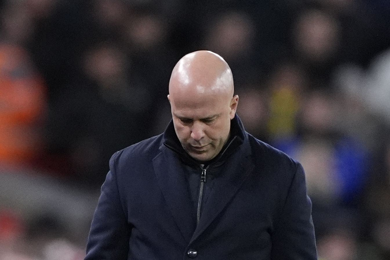 Arne Slot could lose one of his most experienced players this summer (Peter Byrne/PA)