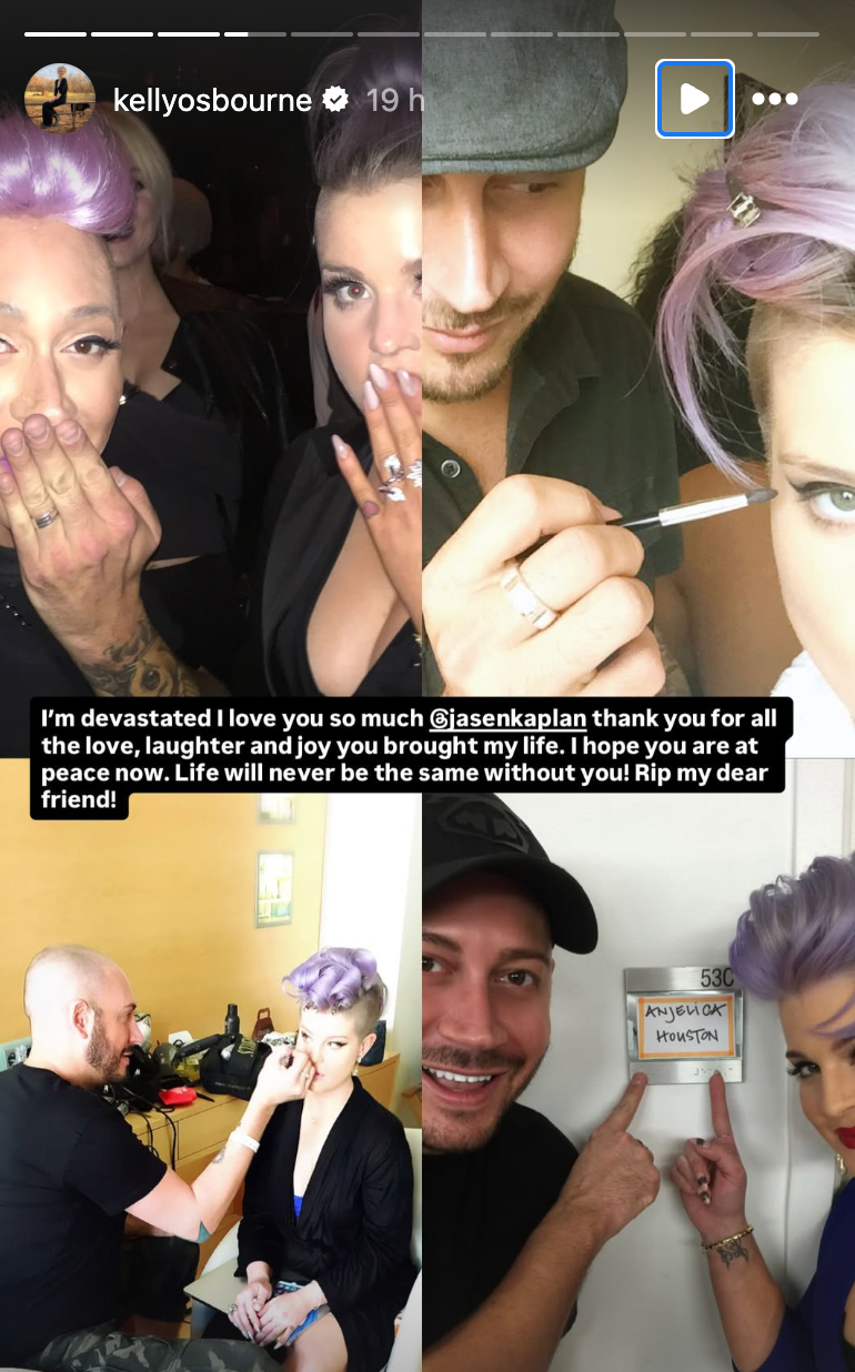 Озборн је био бивши клијент славне личности и Капланов дугогодишњи пријатељ