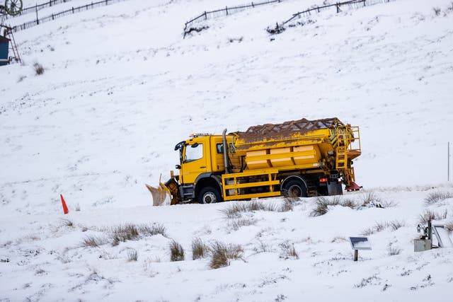 Heavy snow is forecast in large parts of northern Scotland (PA)