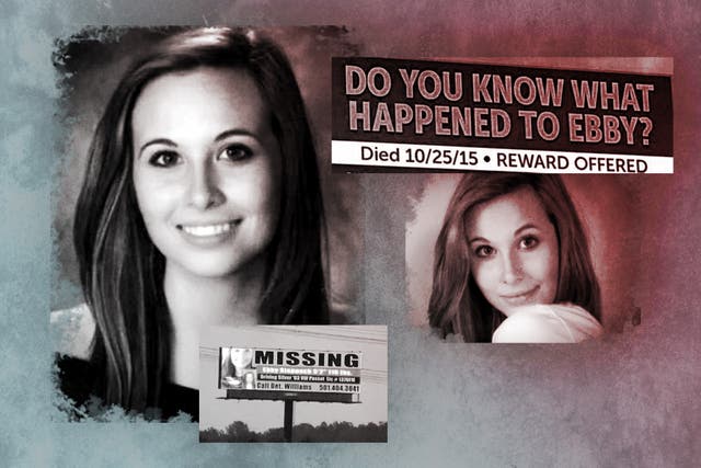 <p>Ebby Steppach was 18 years old when she vanished in Arkansas on October 25, 2015. Her body was found nearly three years later and her death ruled a homicide</p>