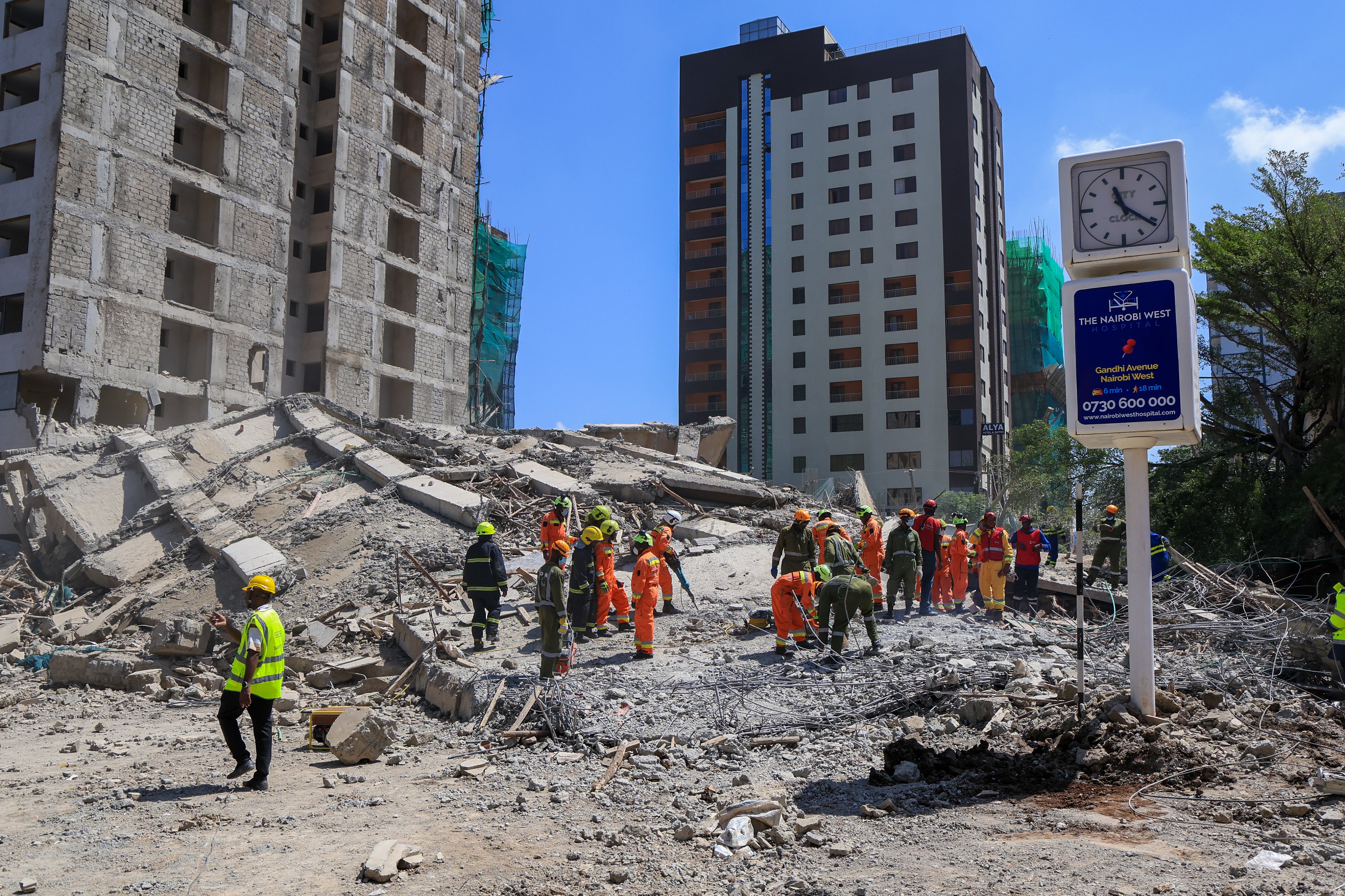 APTOPIX Kenya Building Collapse