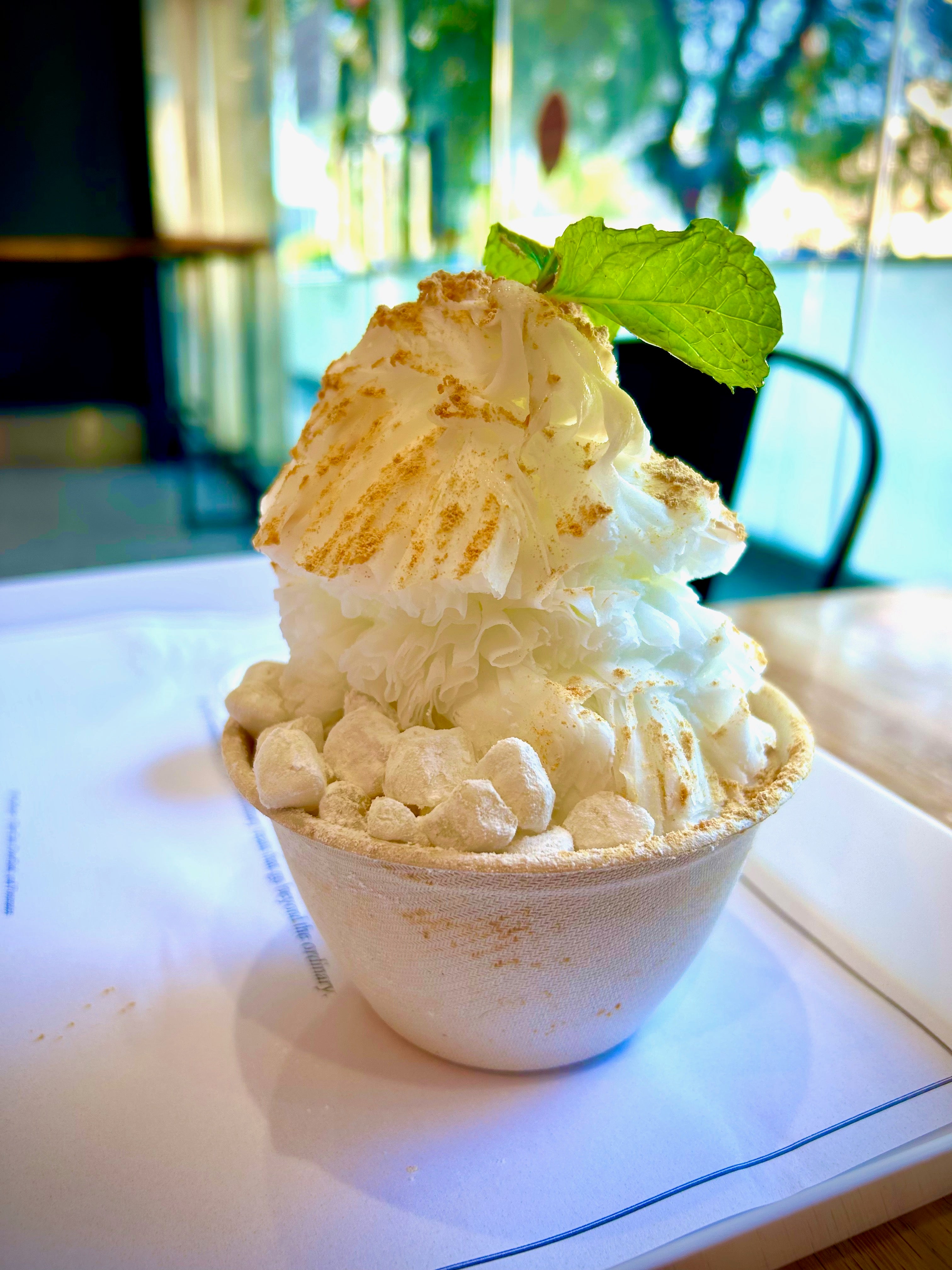 An injeolmi cup – part of the latest Korean dessert scene craze at Oakobing