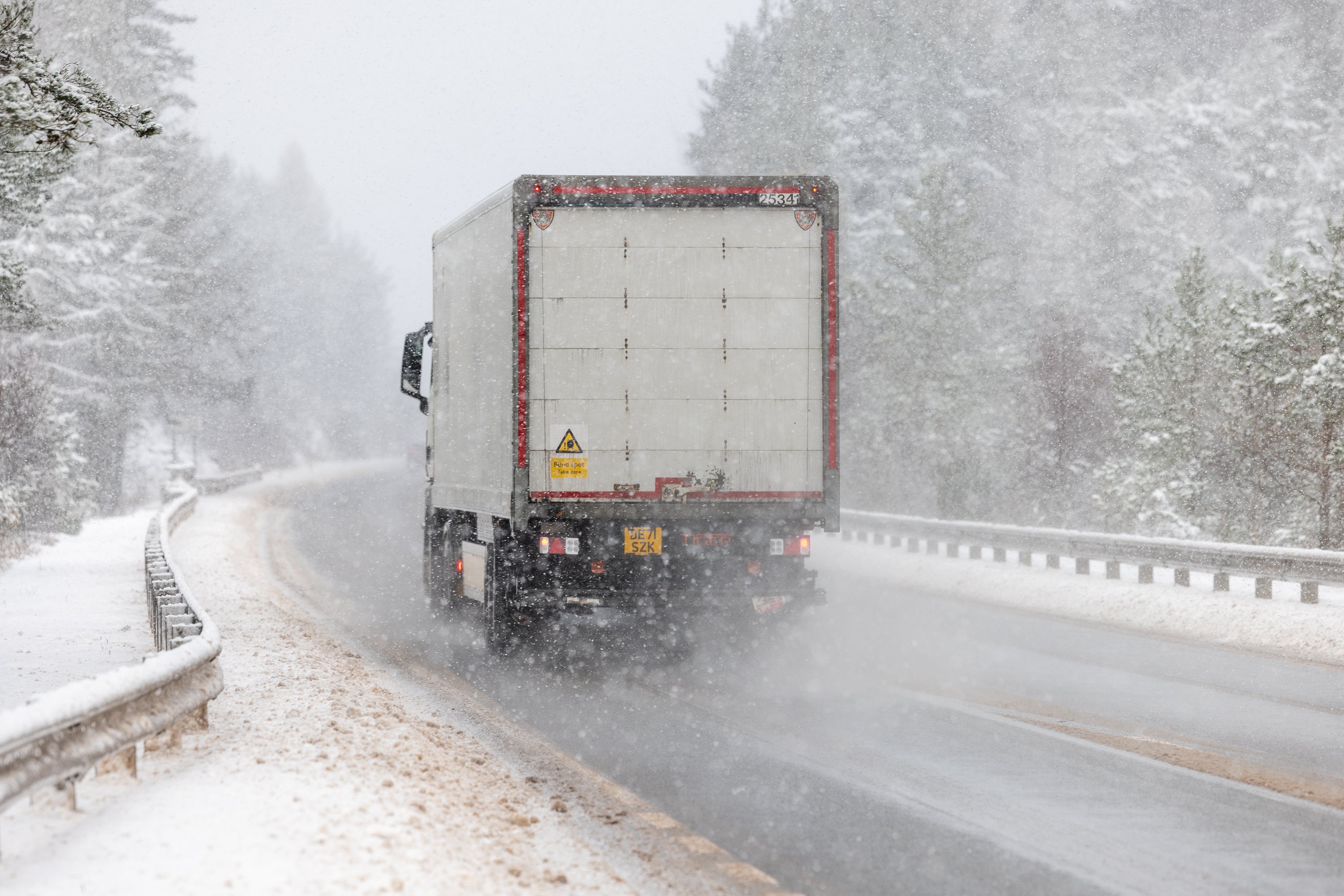 Weather warnings for snow and ice are in place