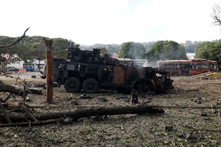 Uništena protuzračna jedinica u vojnoj zračnoj bazi La Carlota