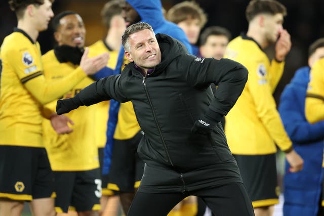 <p>Rob Edwards has finally won his first game as Wolves boss</p>