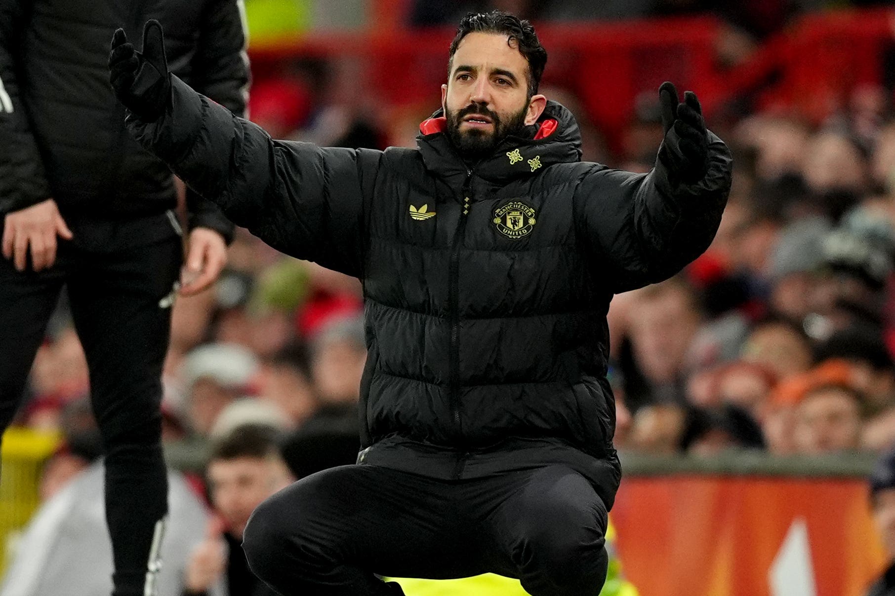 Ruben Amorim hinted at possible frustration at Old Trafford (Martin Rickett/PA)