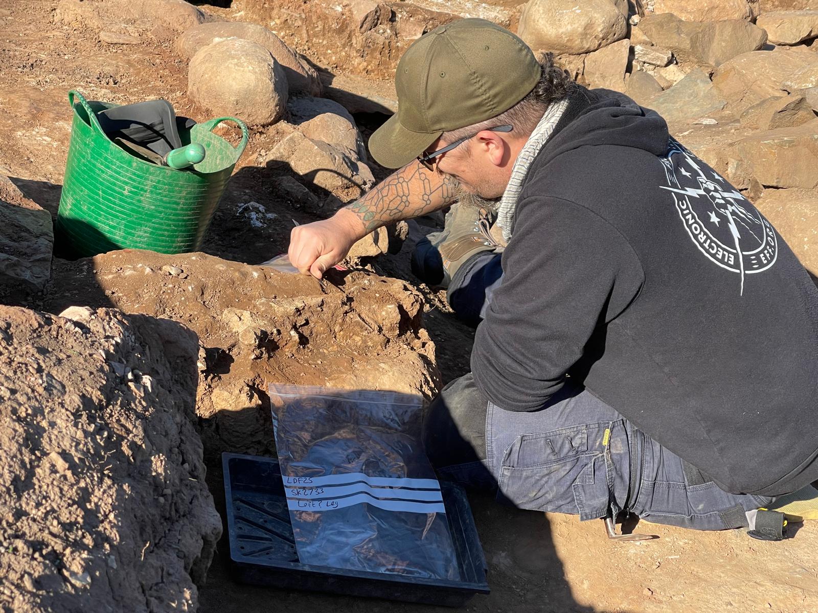 Venturer Art digging in Trench 2