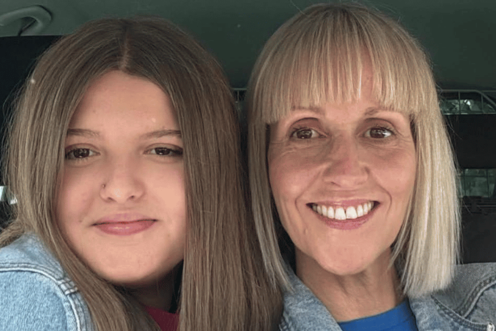 Grace Keeling (left) and Sarah Keeling