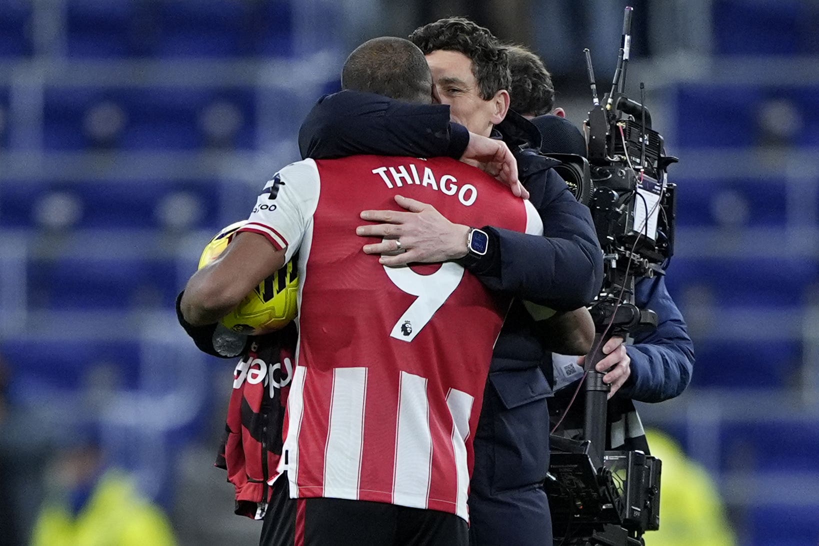 Brentford manager Keith Andrews, right, feels Igor Thiago, left, is in fine form (Peter Byrne/PA)
