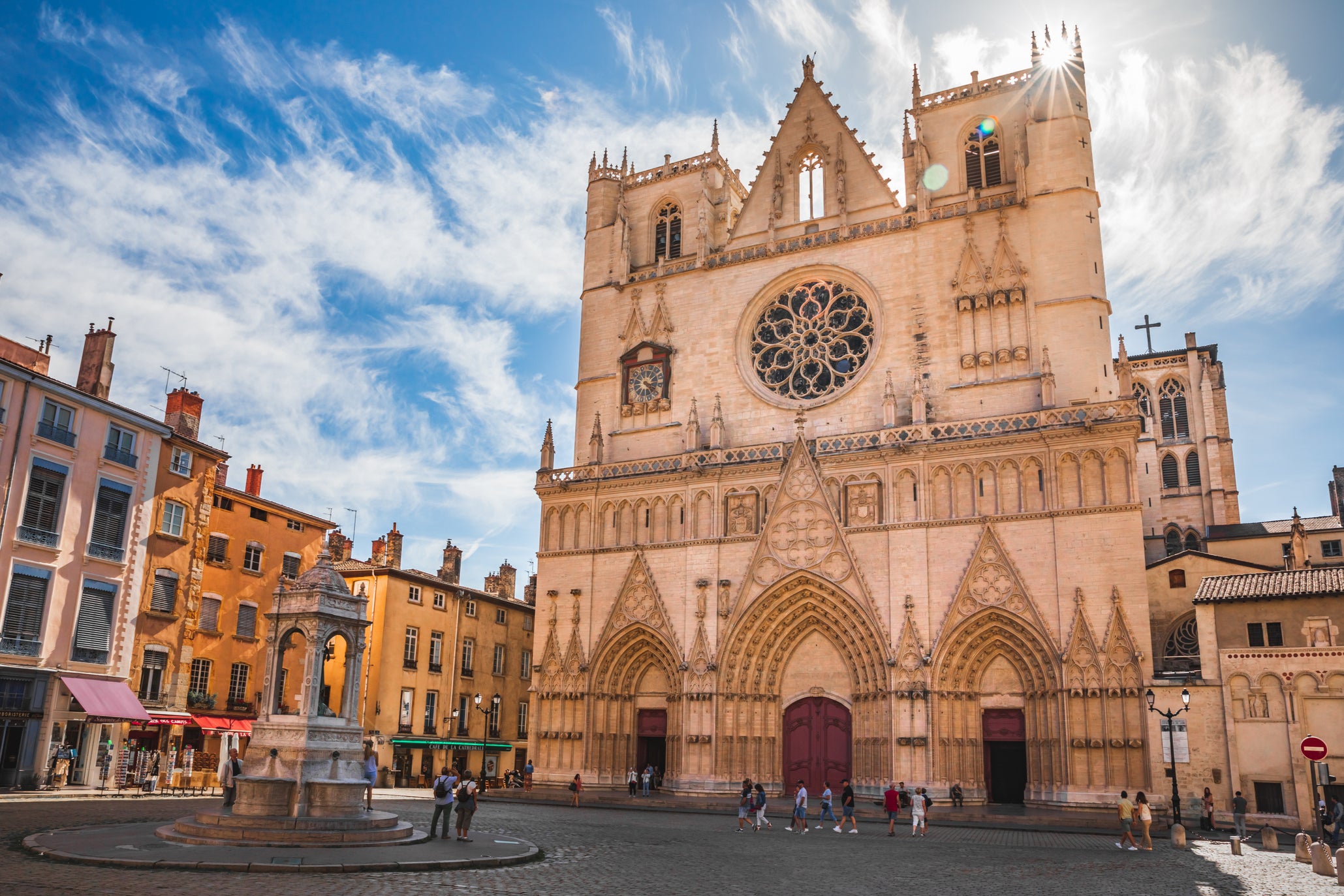 The 15th-century Cathedrale Saint-Jean is one of the highlights of a trip to Lyon