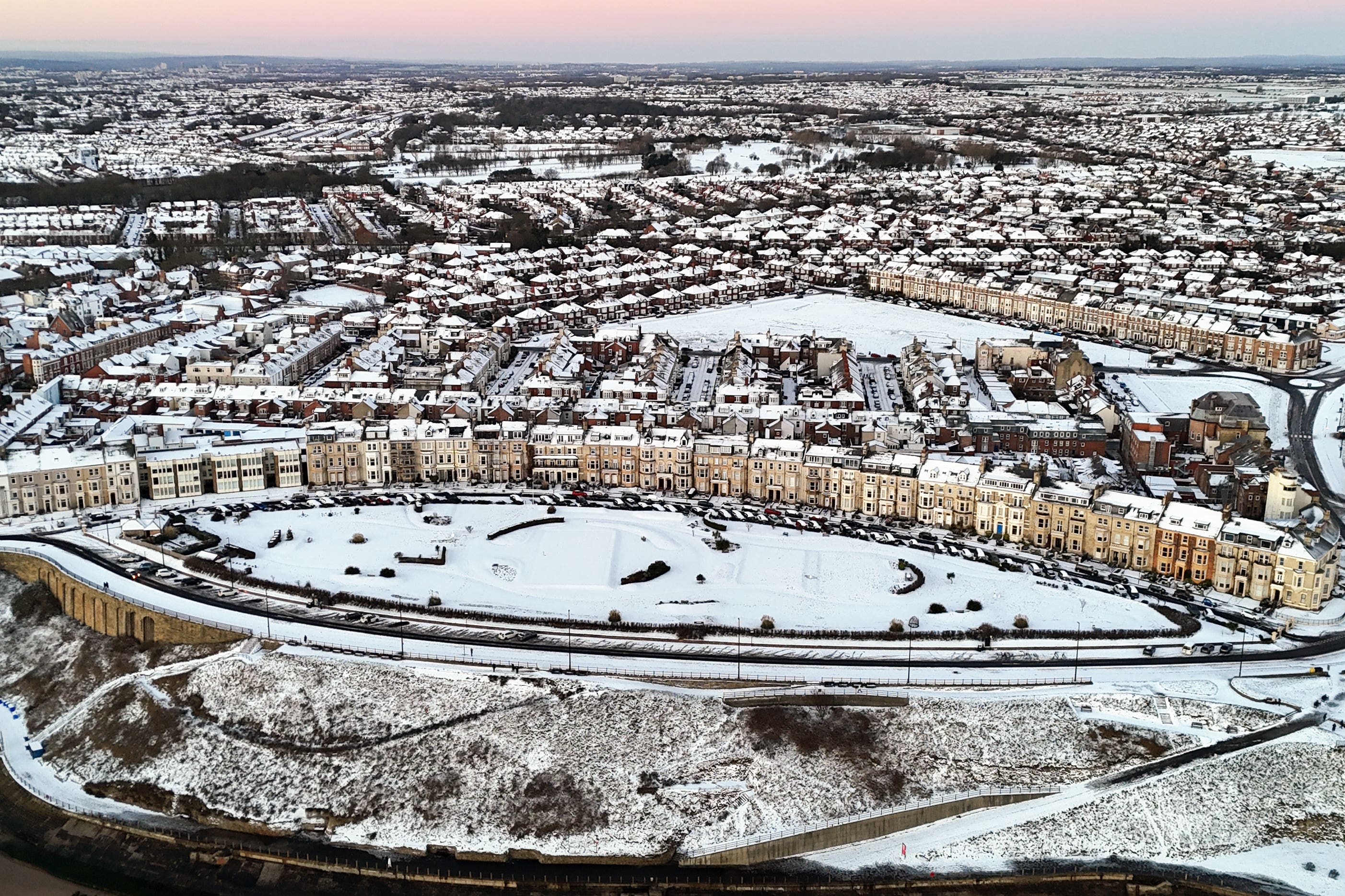 The winter weather decimated Sunday’s EFL fixtures (Owen Humphreys/PA)