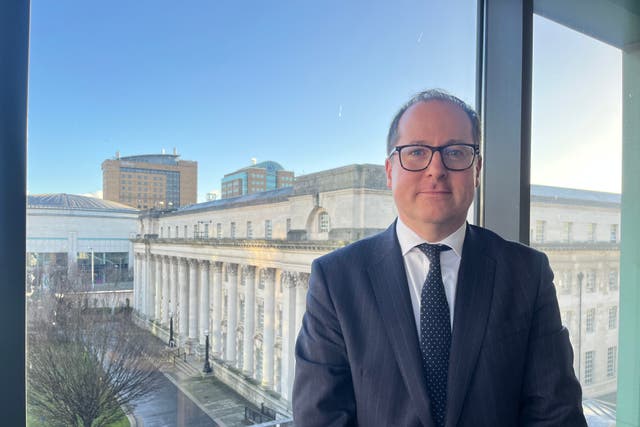 Donal Lunny KC, chairman of the Bar Council of Northern Ireland, said barristers will not be resuming work on legally aided Crown Court cases ‘until the department shows the pragmatism and the urgency that’s required to resolve the issue of Crown Court fees’ (Claudia Savage/PA)