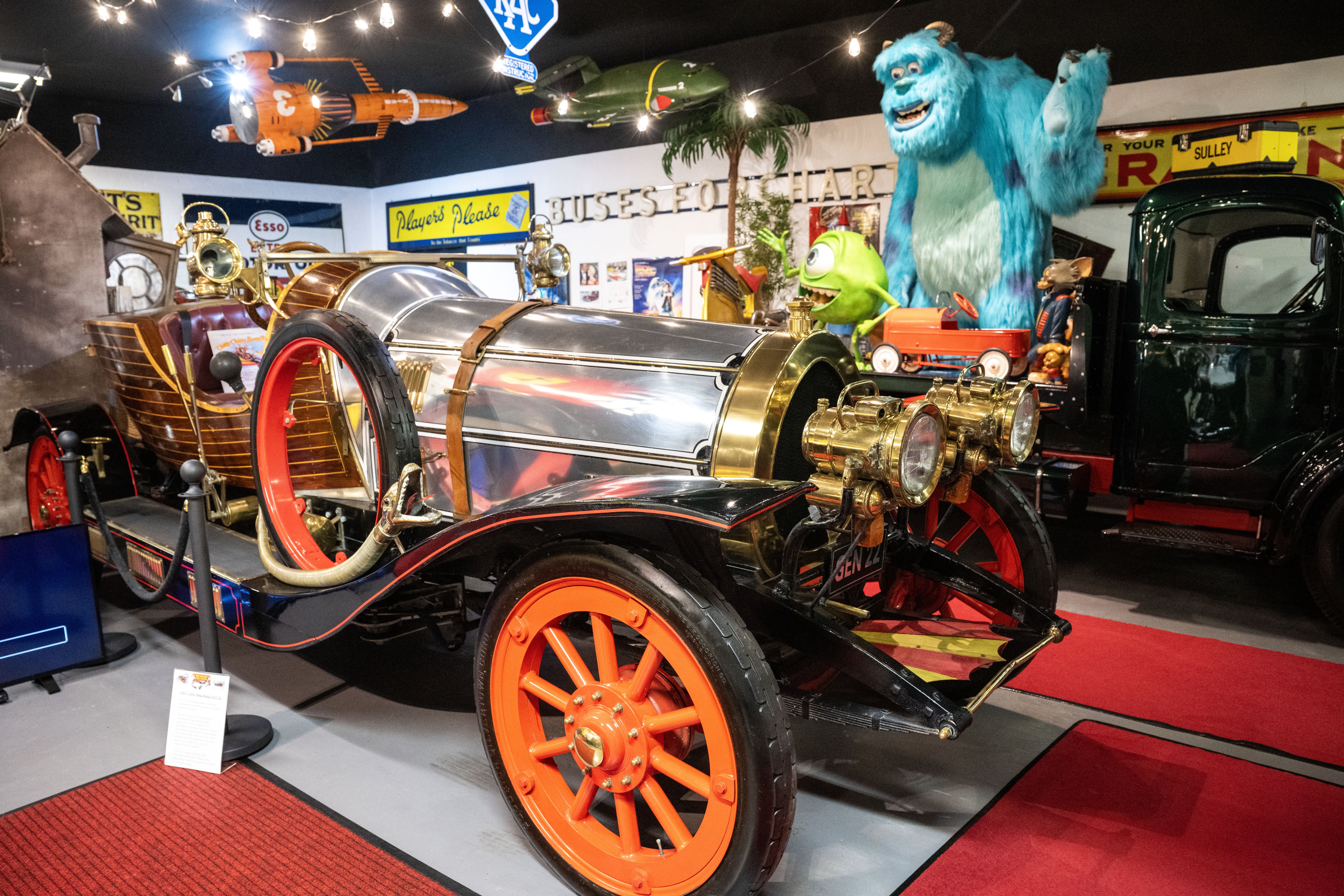 The ‘Chitty Chitty Bang Bang’ car had been on loan to Dundee Museum of Transport