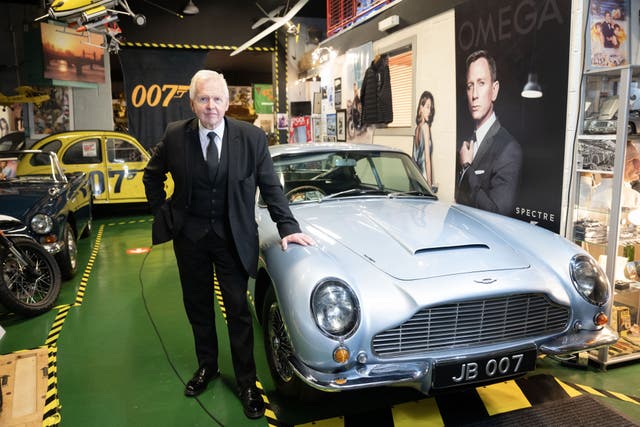 <p>Colin Anderson at Bo’Ness Motor Museum </p>
