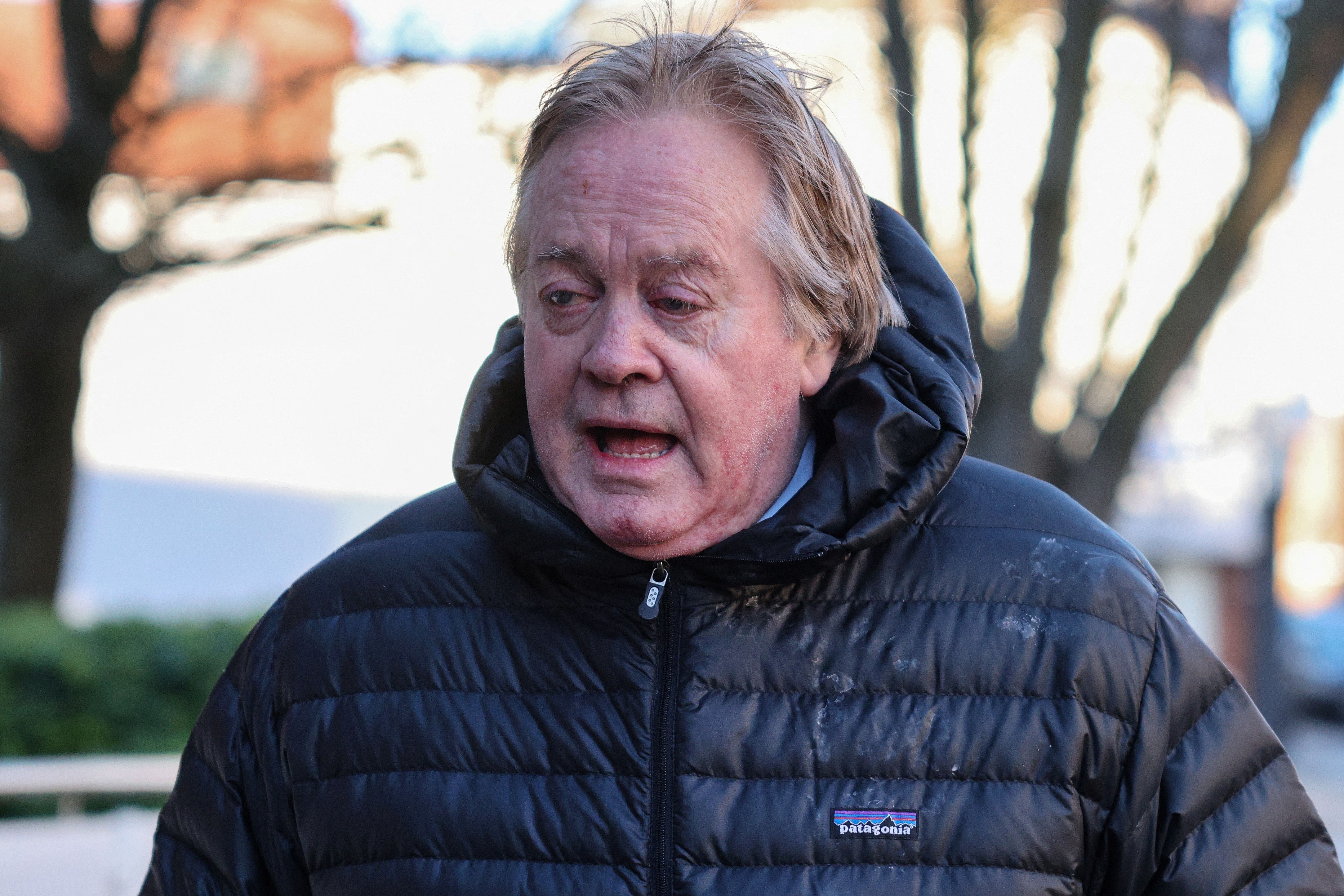 <p>Charles Spencer-Churchill, the Duke of Marlborough, arrives at court on Monday</p>