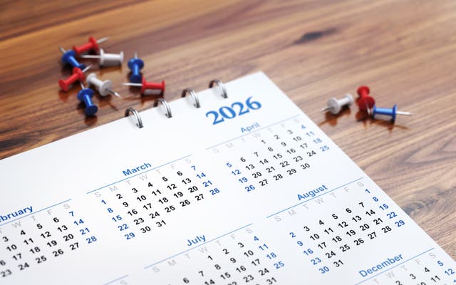 <p>Jot down these bank holidays for 2026</p>