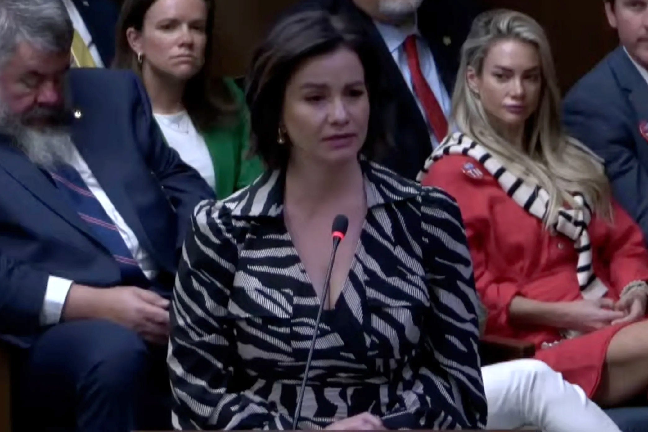 <p>Bree Smith is suing her former employer after allegedly being told that she got her job because of her breasts</p>