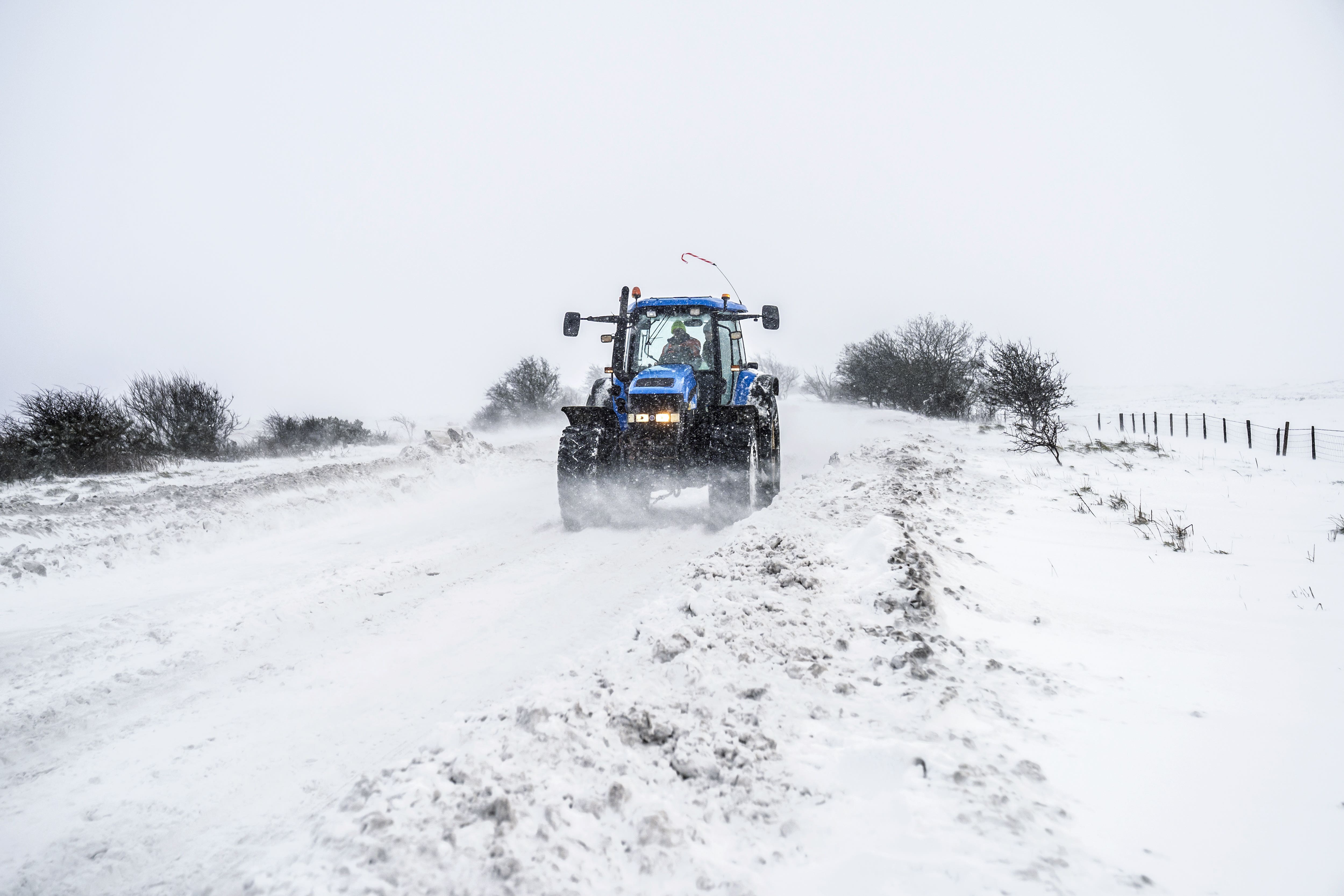 Heavy snow has been causing disruption (Danny Lawson/PA)