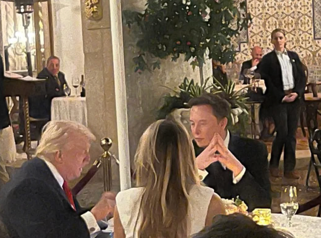 <p>Elon Musk posts a picture of himself having dinner with President Donald Trump and First Lady Melania Trump on X on Sunday January 4, 2026</p>