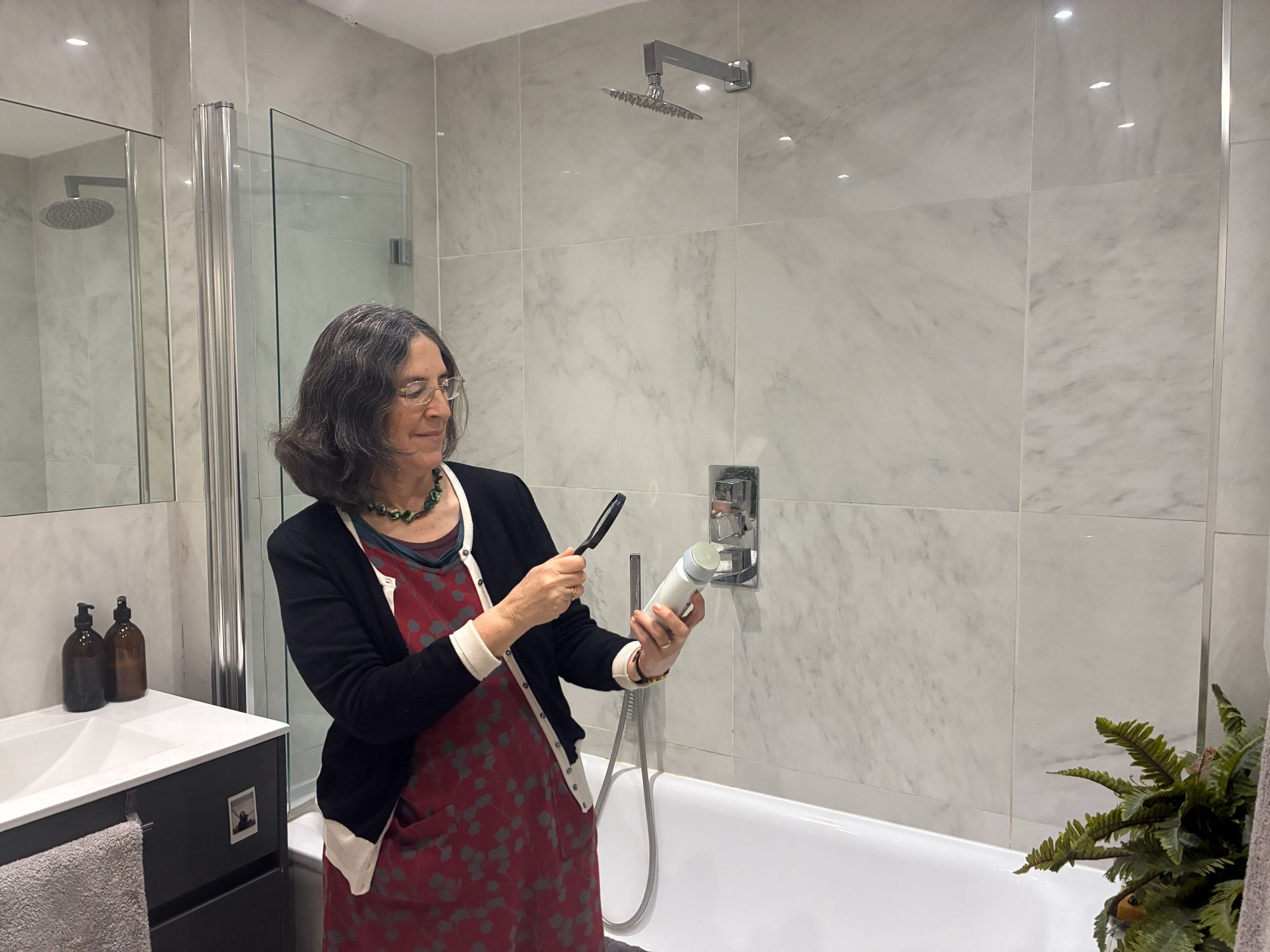 Goodman suggests using synthetic-free skincare products