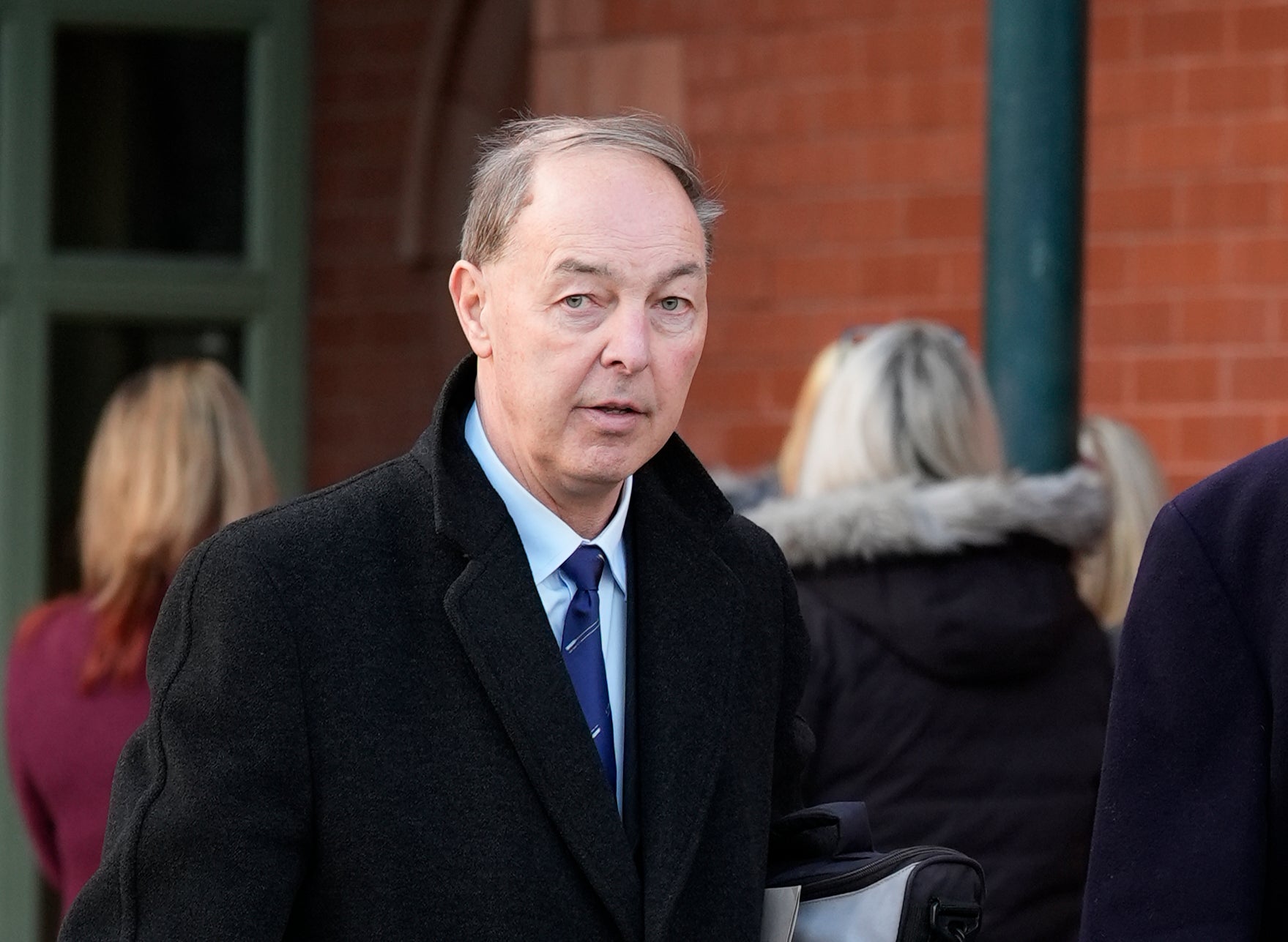 Jonathan Carley attended a wreath-laying service wearing uniform bearing the mark of His Majesty’s Forces without permission