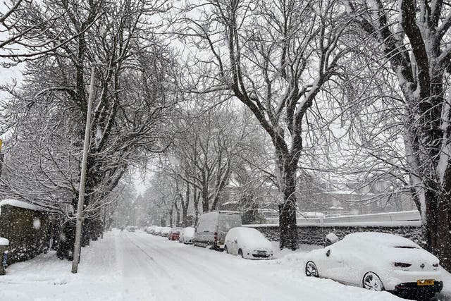 <p>Aberdeen has been blanketed by heavy snow</p>