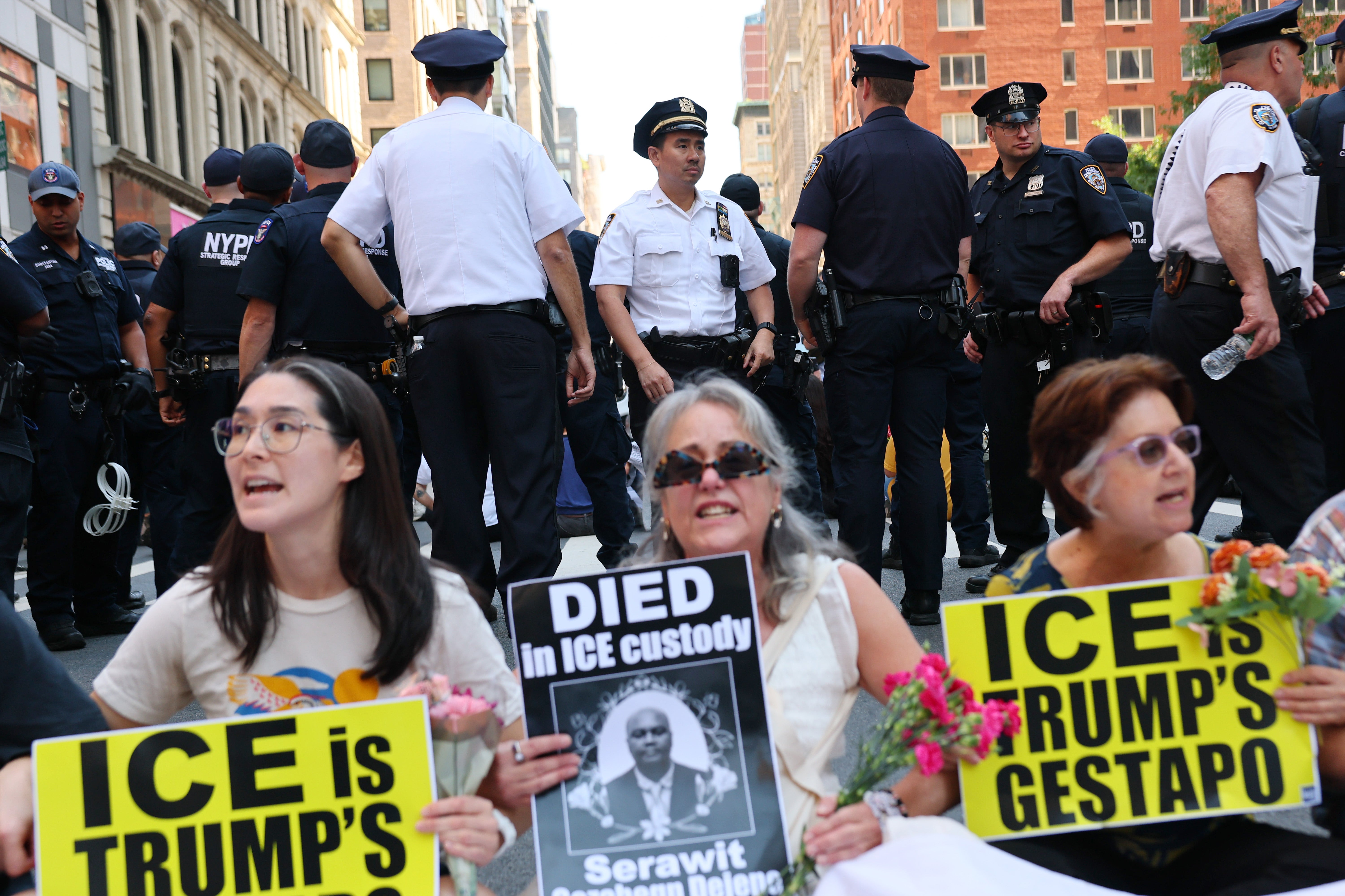 Only 38 percent of Americans approve of Trump’s handling of immigration, according to the latest AP-NORC poll