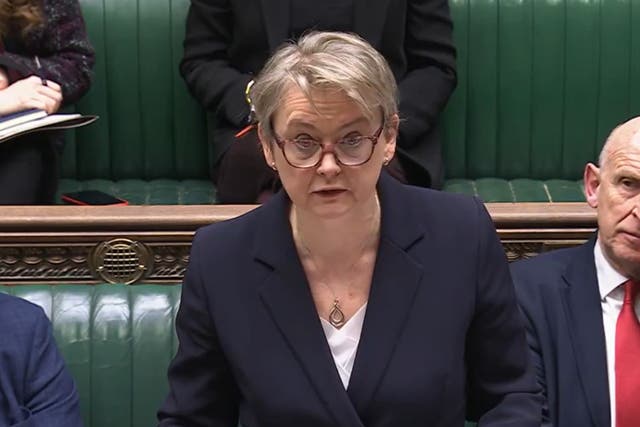 Foreign Secretary Yvette Cooper making a statement in the House of Commons, London, after a US military operation in Venezuela over the weekend to capture leader Nicolas Maduro (House of Commons/UK Parliament/PA)