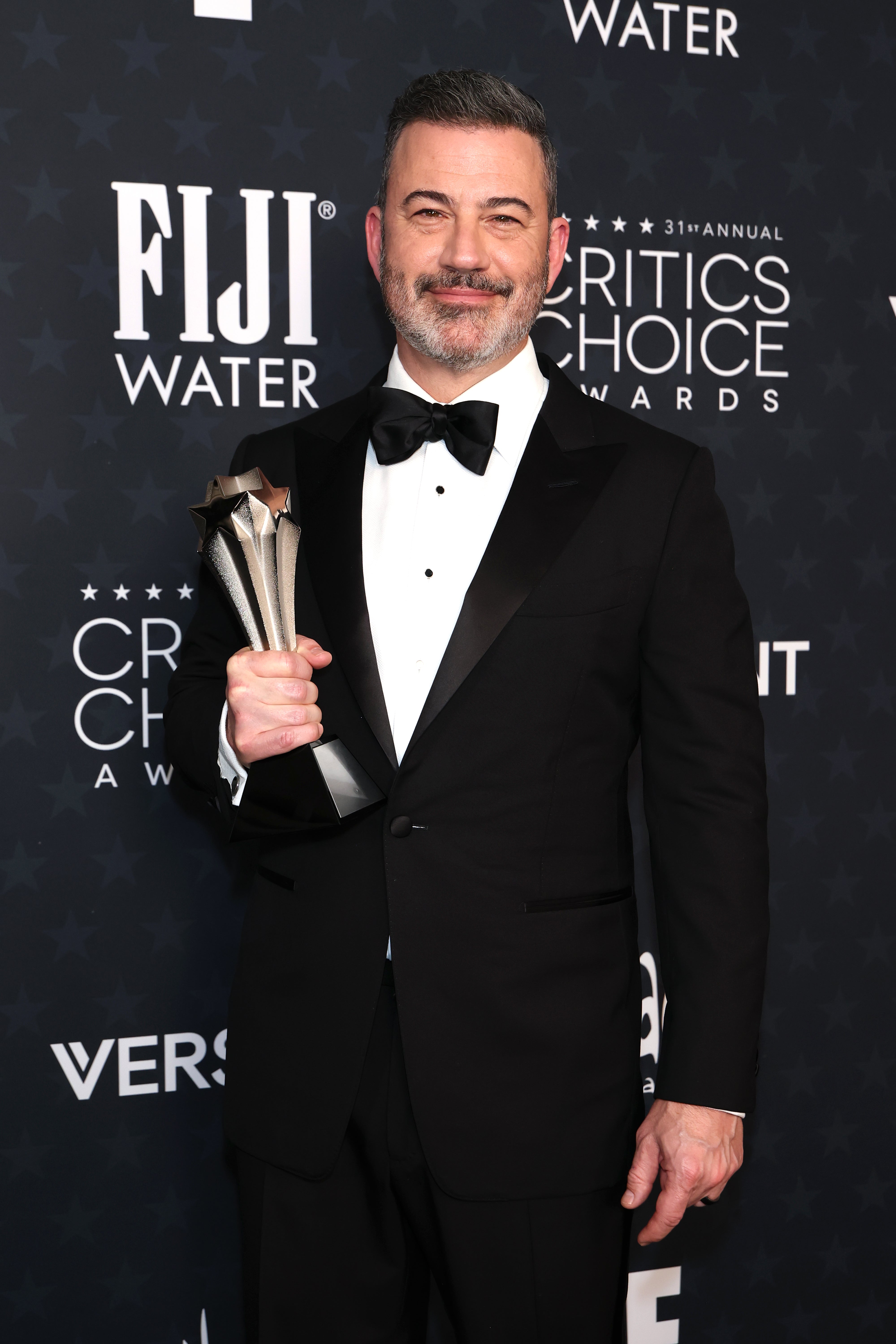 <p>Jimmy Kimmel during the 31st Annual Critics Choice Awards</p>