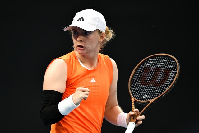 <p>Francesca Jones secured a terrific first-round victory in Auckland</p>