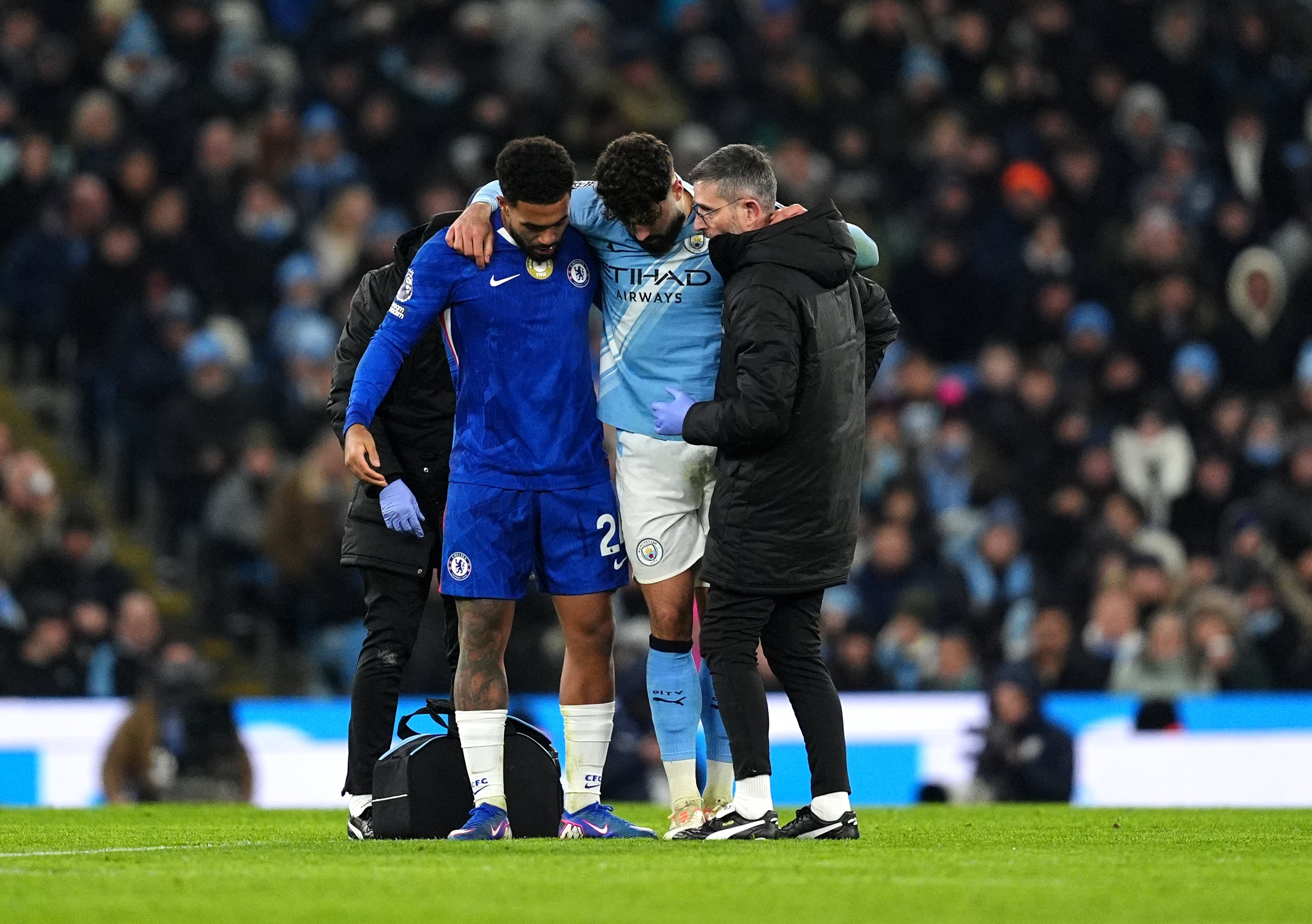 Man City’s crushing injury blow leaves season hanging by a thread