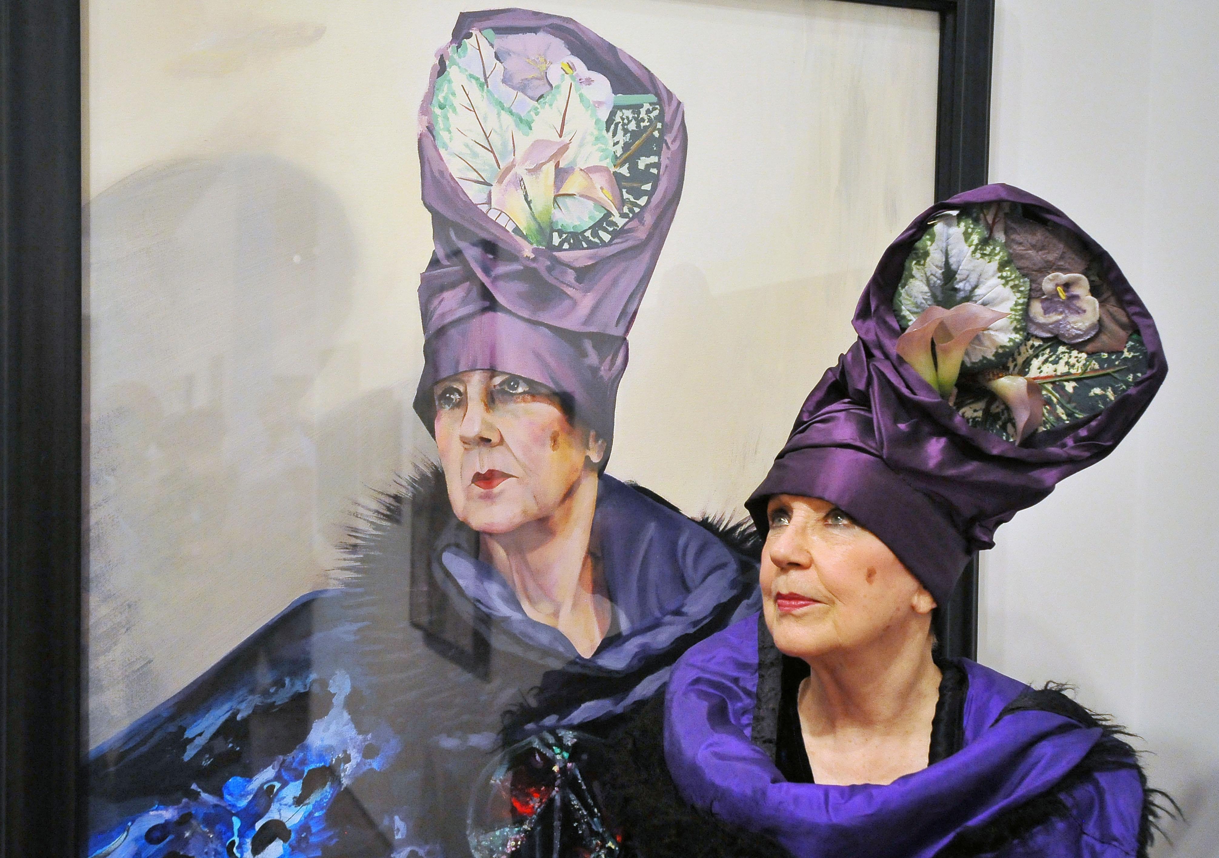 Molly Parkin featured in the National Portrait Gallery’s BP Portrait Award in 2010, painted by artist Darren Coffield