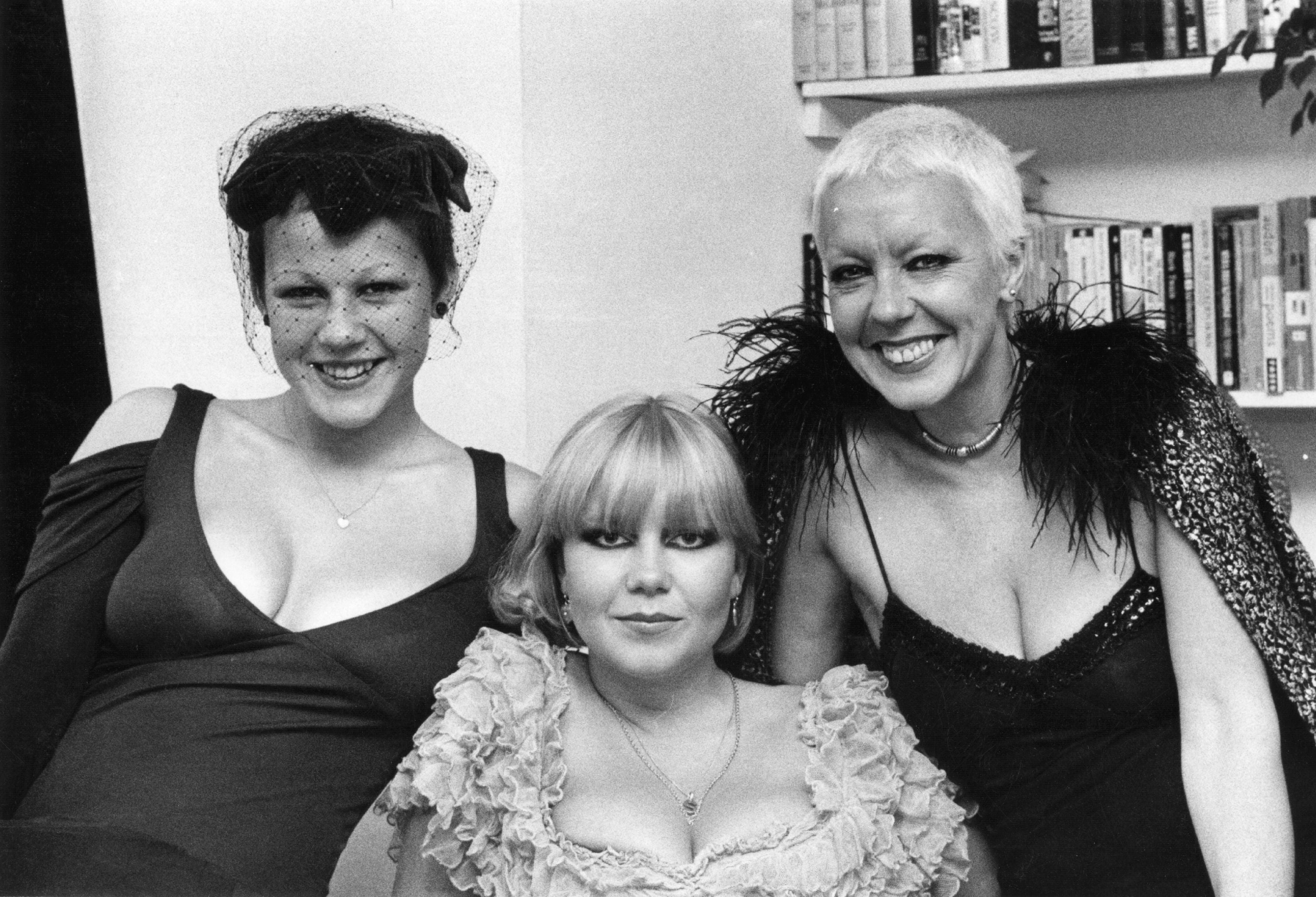 Molly Parkin (right) with daughters Sophie (left) and Sarah (middle)