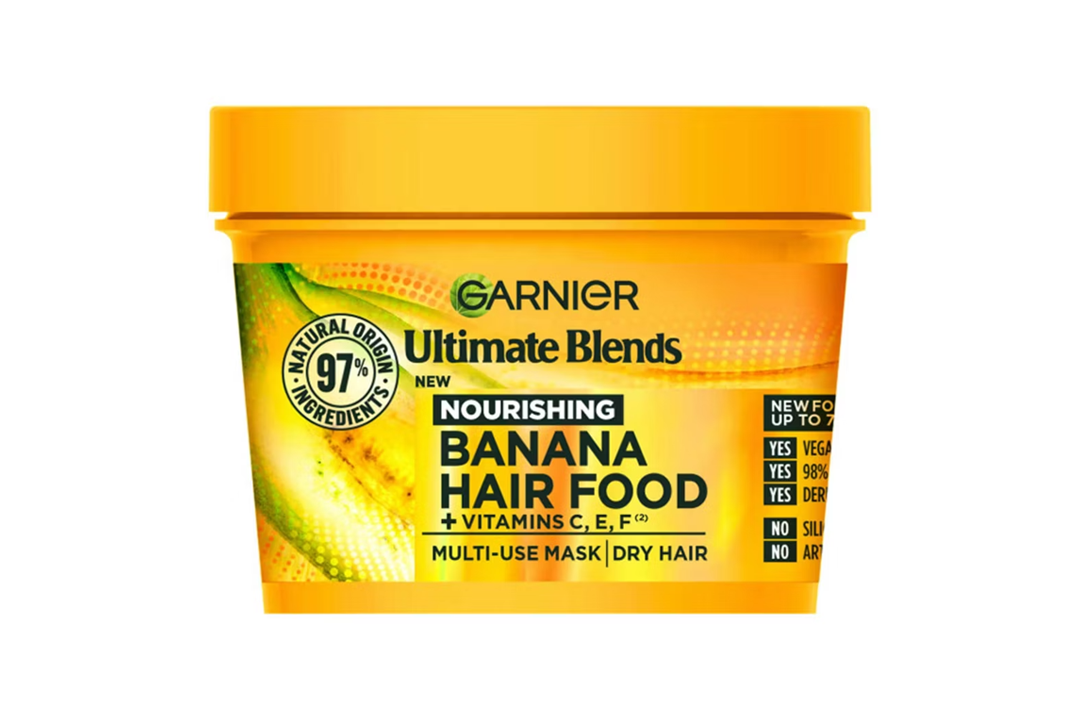 Garnier nourishing banana hair food multi-use mask Best hair mask Indybest review 