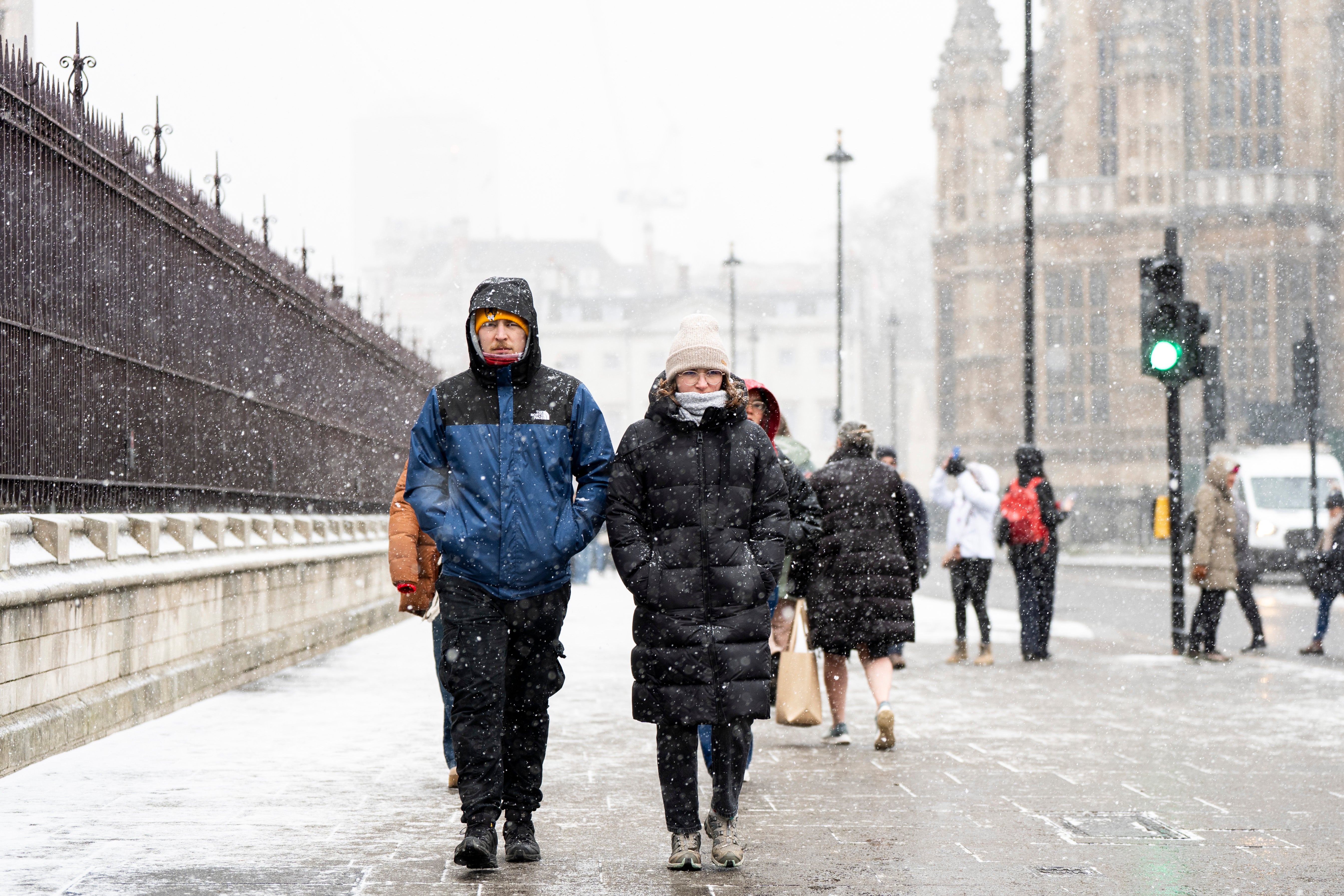 Wintry conditions could continue throughout the week