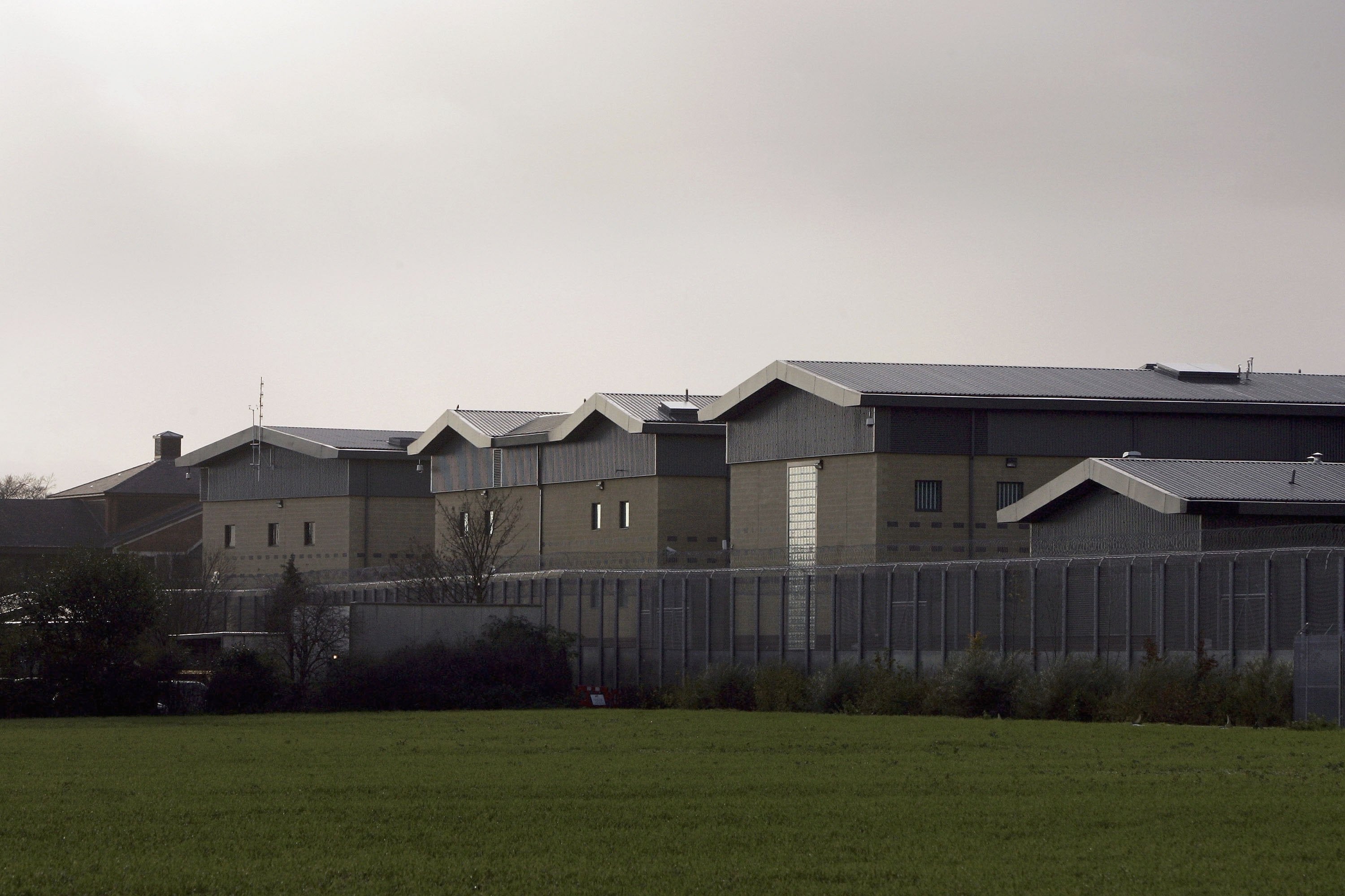Detainees from the one in, one out scheme are being held at Harmondsworth immigration detention centre in Middlesex, England
