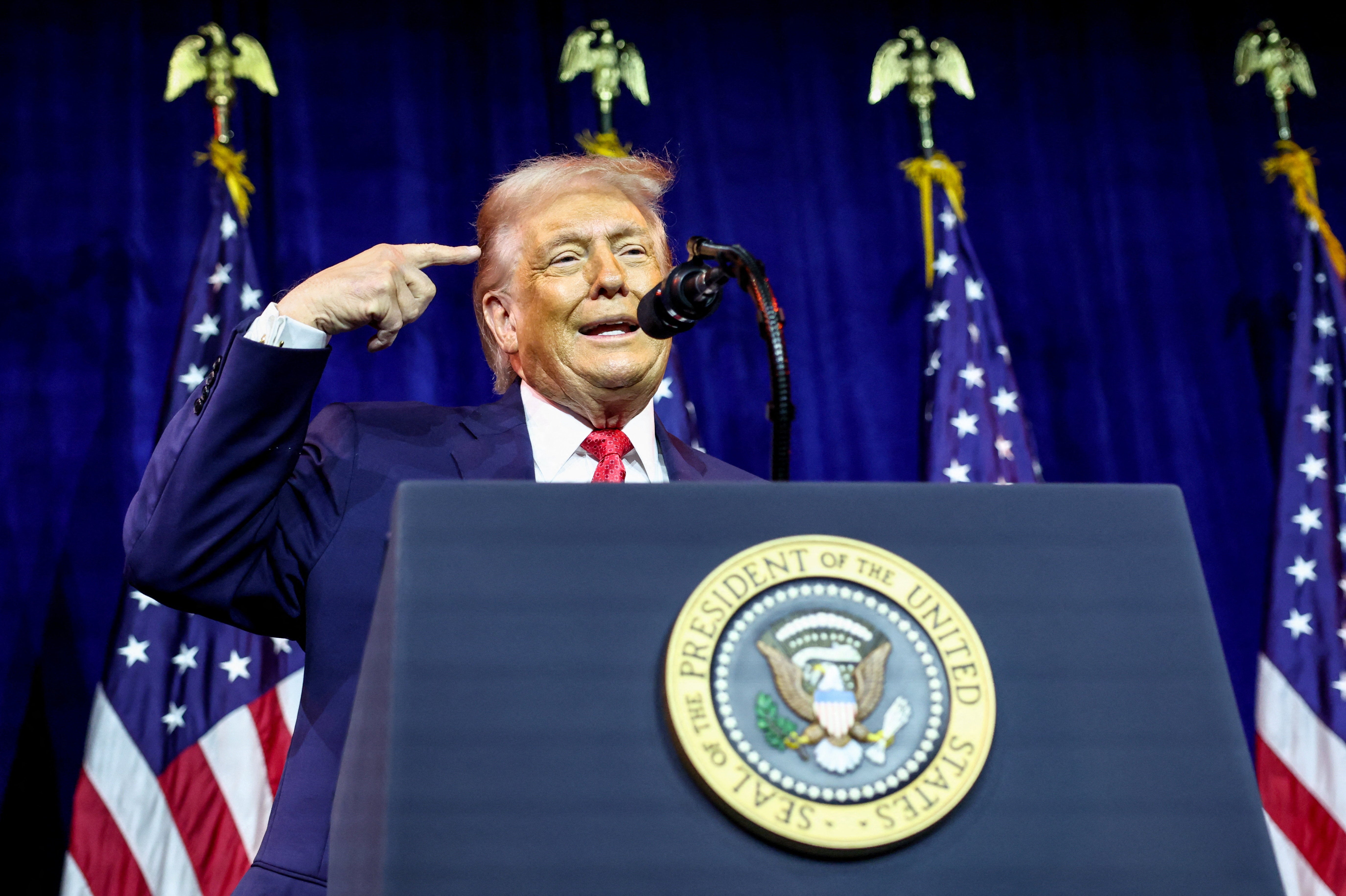 Trump also bragged about his attack on Venezuela during the address.