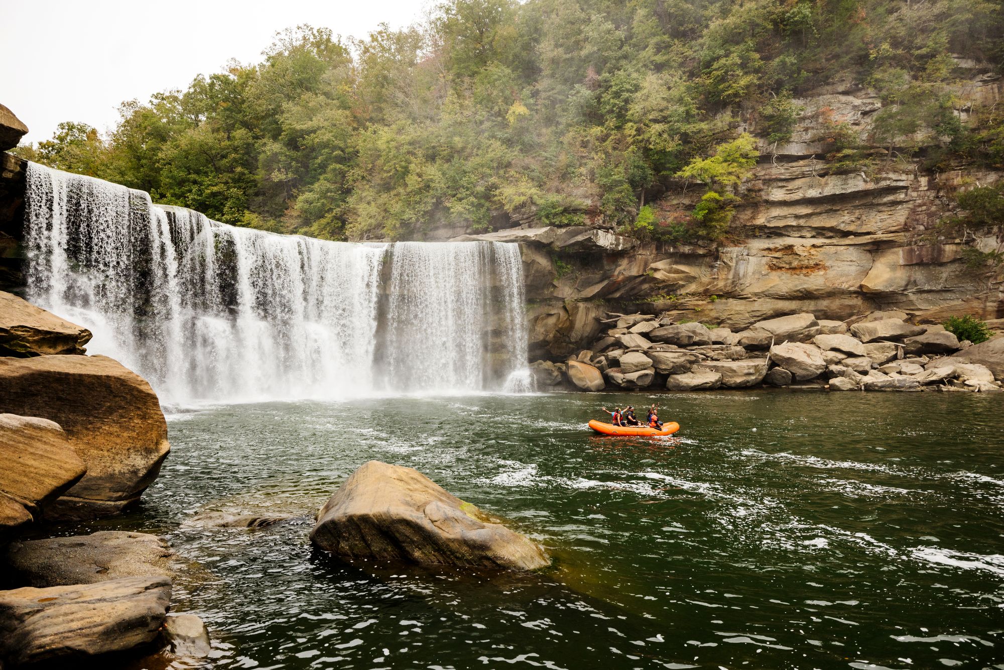 Rafting with Sheltowee Trace Adventure Resort at Cumberland Falls
