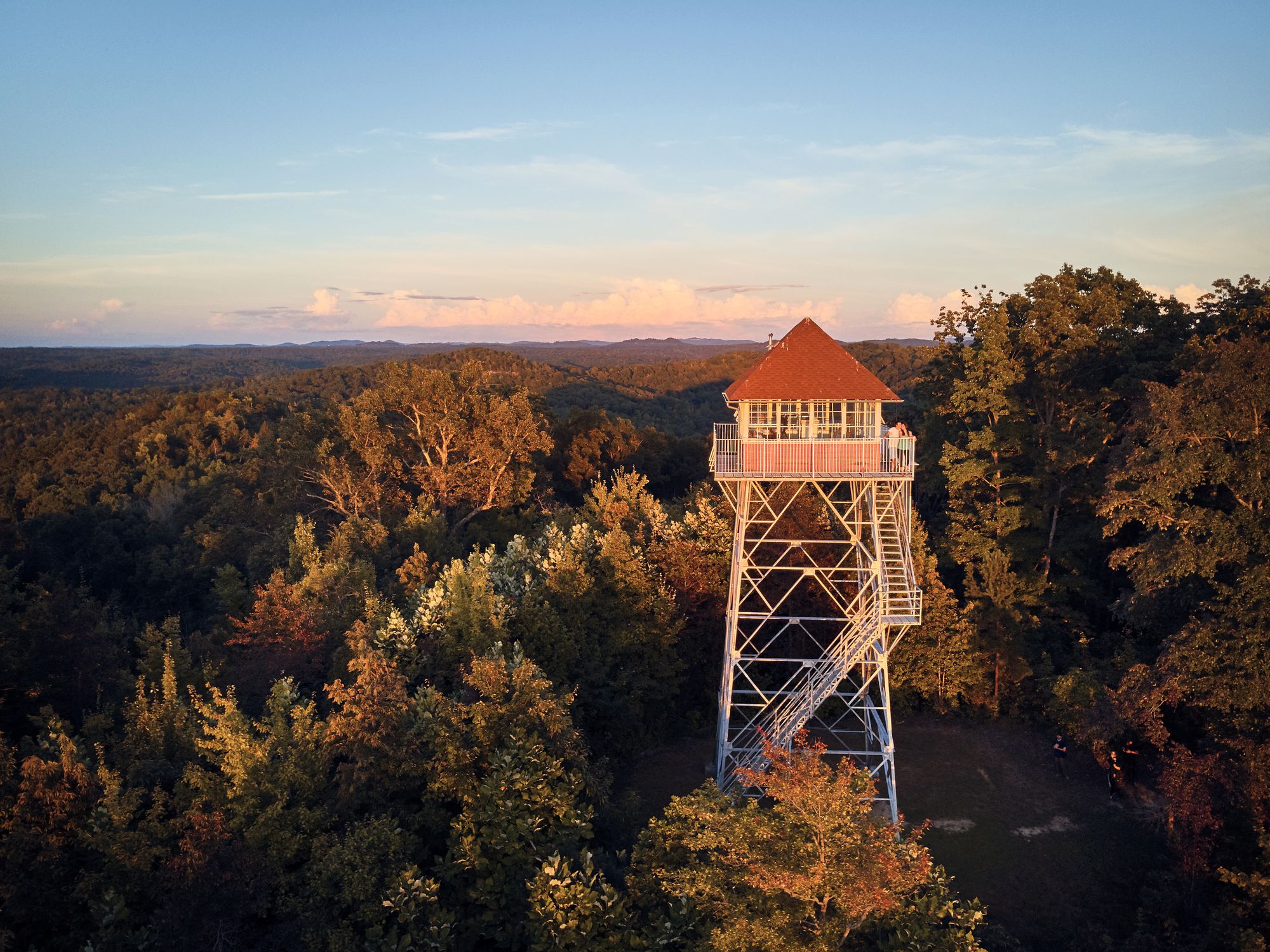 Cumberland Falls State Resort Park is known for its family-friendly hiking trails and impressive waterfall