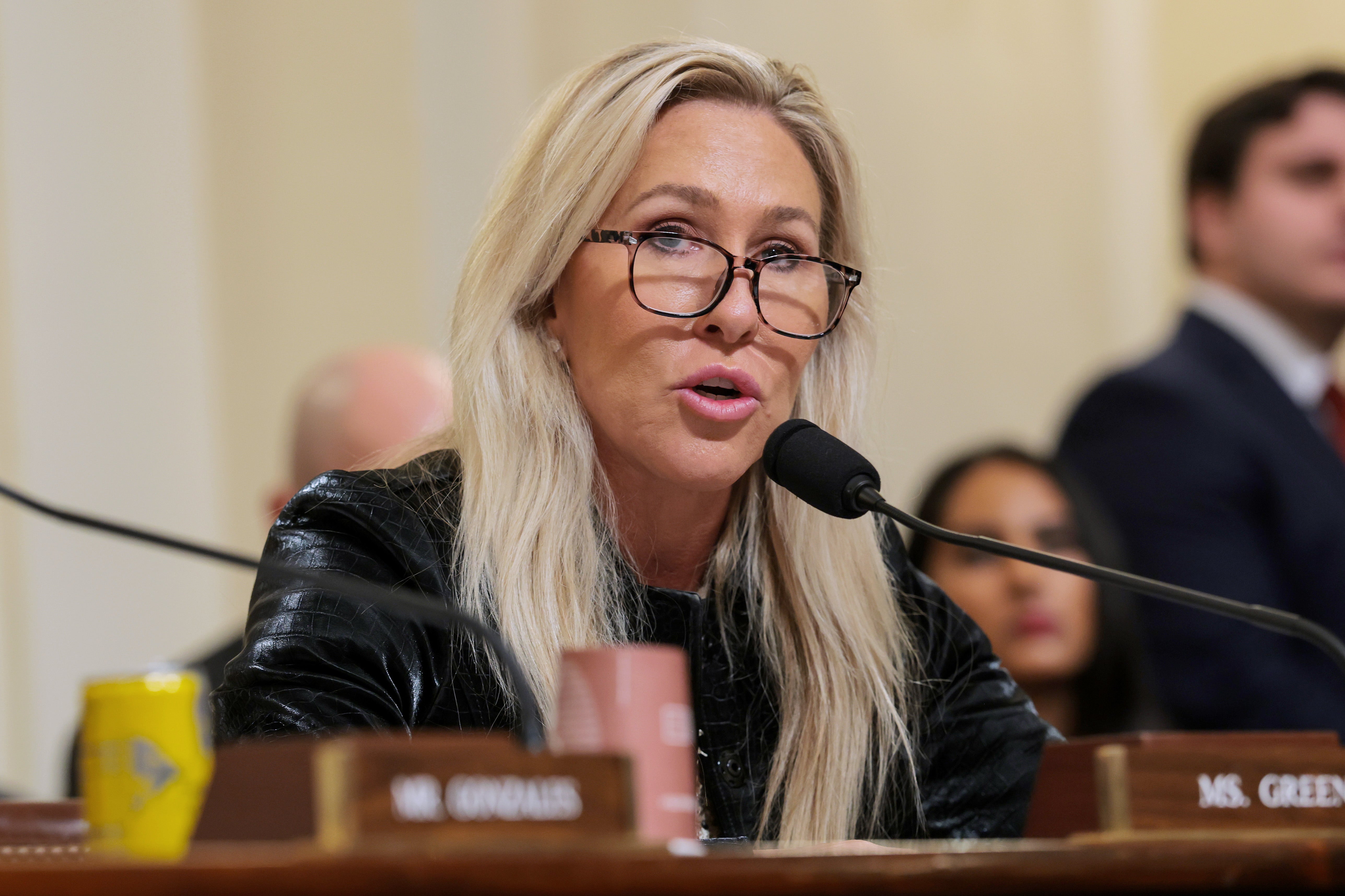 <p>Georgia Rep. Marjorie Taylor Greene speaks during a House Committee on Homeland Security hearing on December 11, 2025</p>